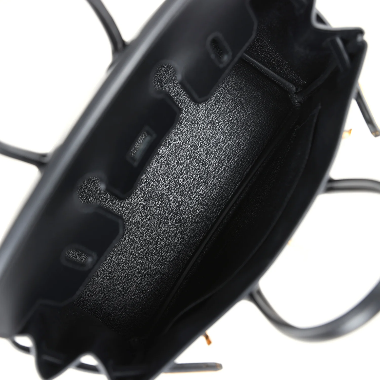 Replicate Hermes Birkin 25 Black Box Gold Hardware(1:1 replica)