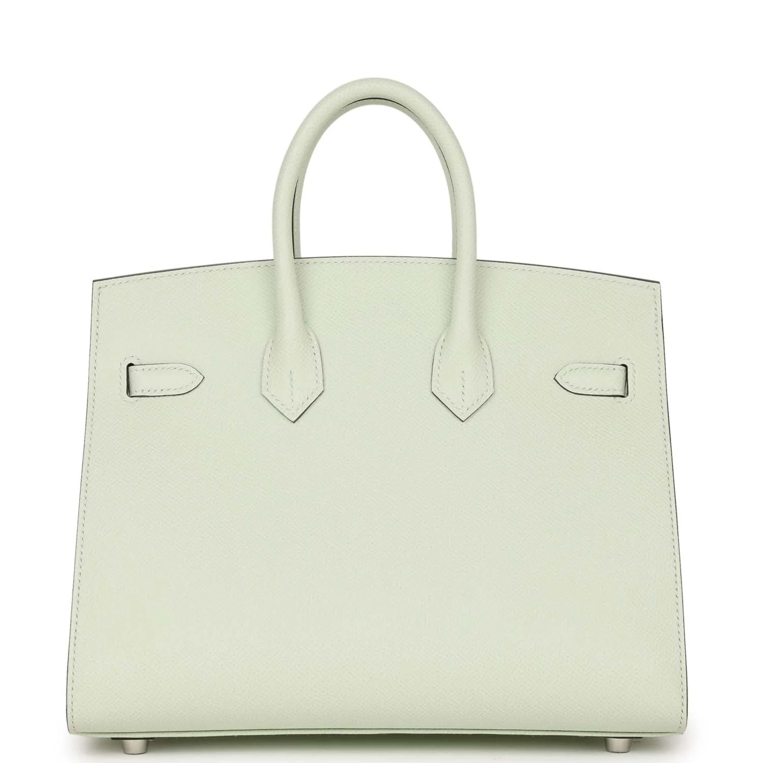 Replicate Hermes Birkin Sellier 25 Vert Fizz Epsom Palladium Hardware(1:1 replica)