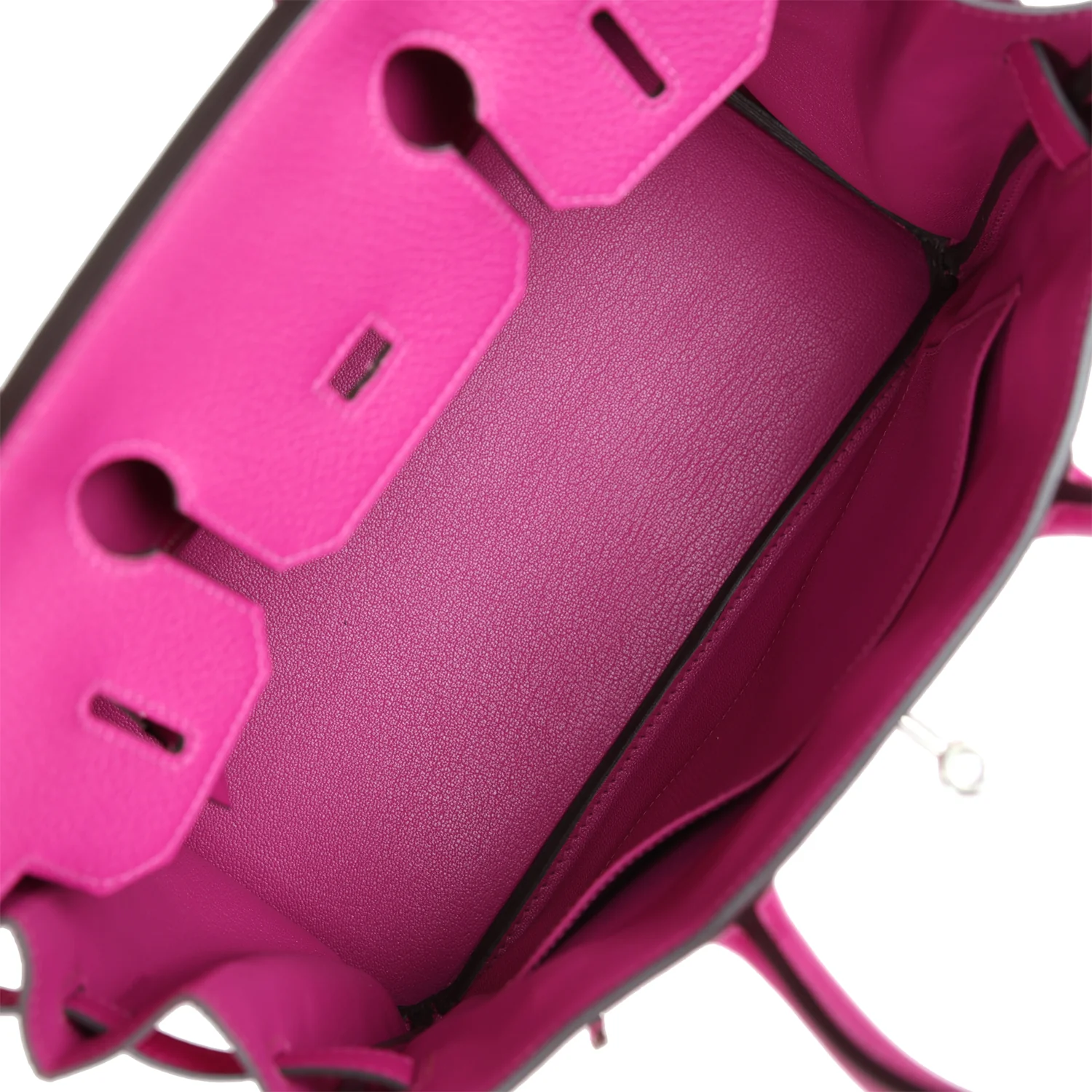 Replicate Hermes Birkin 30 Rose Pourpre Togo Palladium Hardware(1:1 replica)