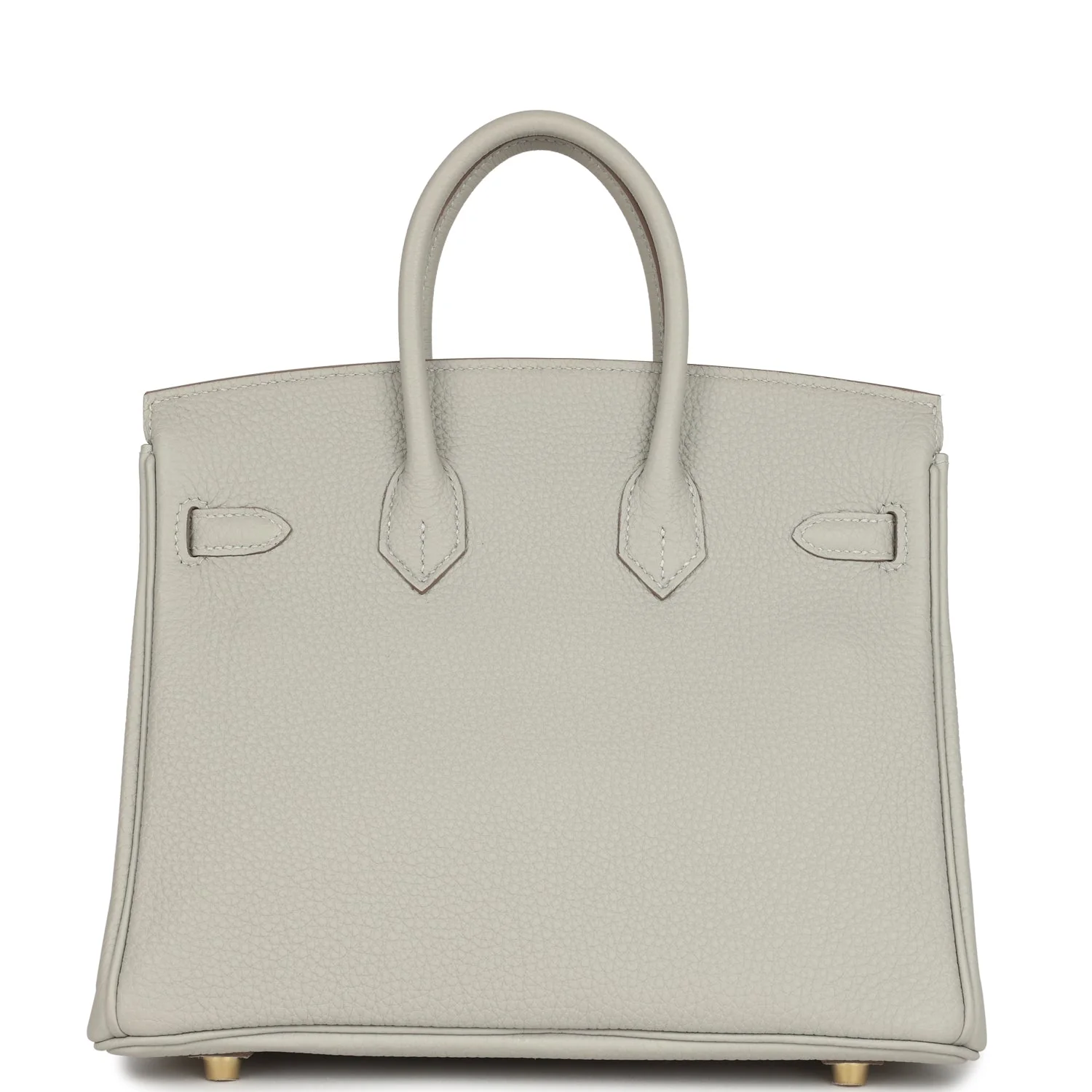Replicate Hermes Birkin 25 Gris Perle Togo Gold Hardware(1:1 replica)