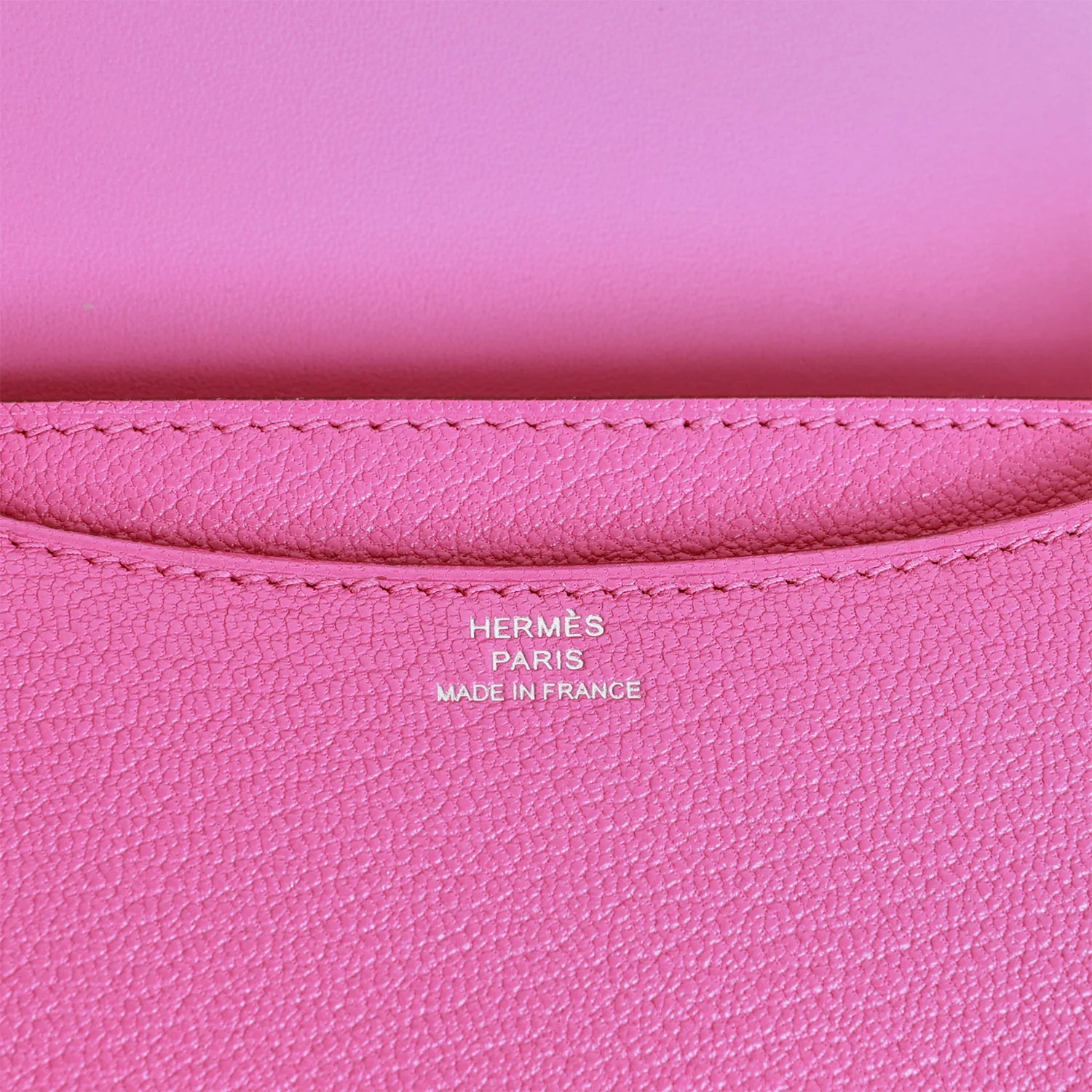 Replicate Hermes Constance 18 Magnolia Chevre Palladium Hardware(1:1 replica)