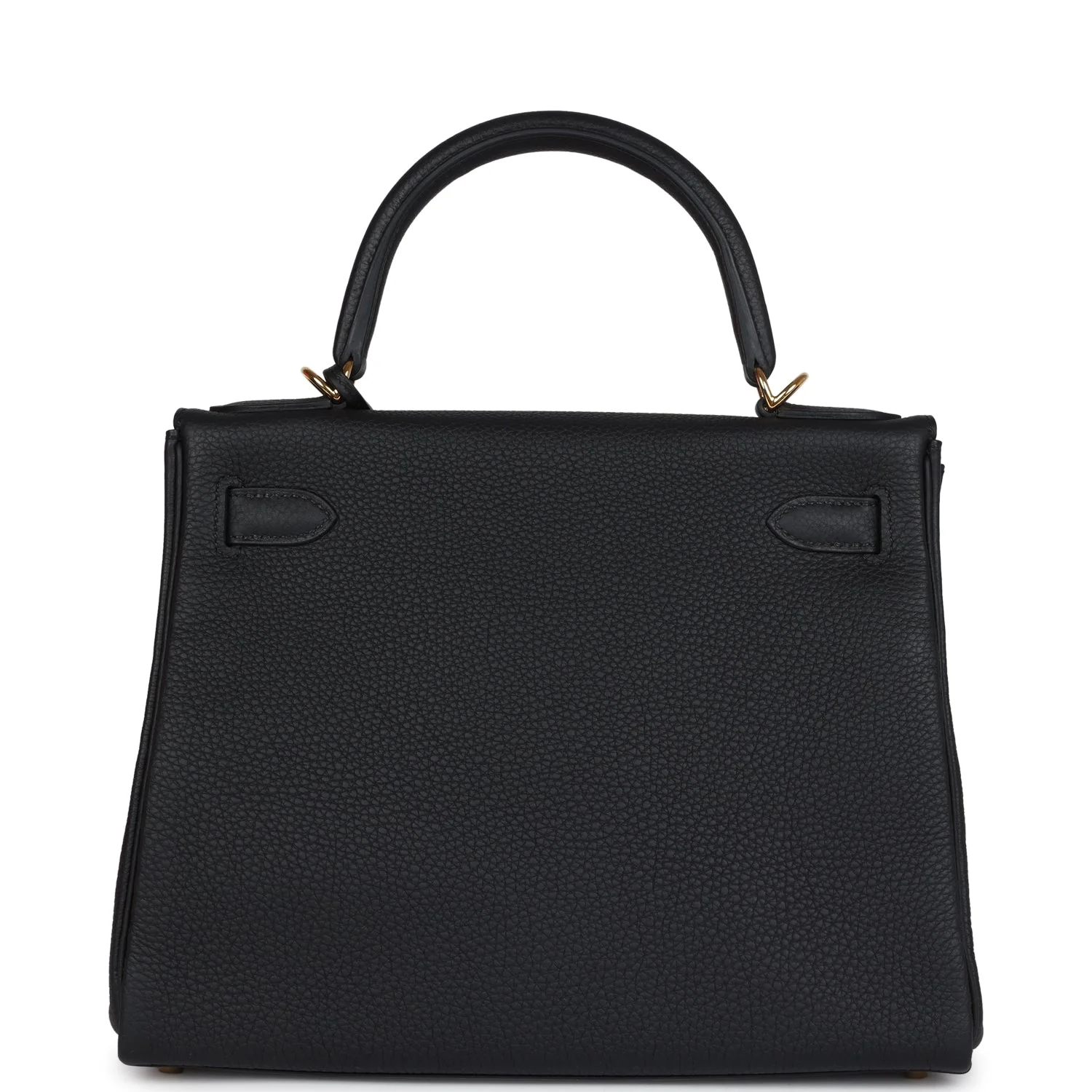 Replicate Hermes Kelly Retourne 28 Black Togo Gold Hardware(1:1 replica)