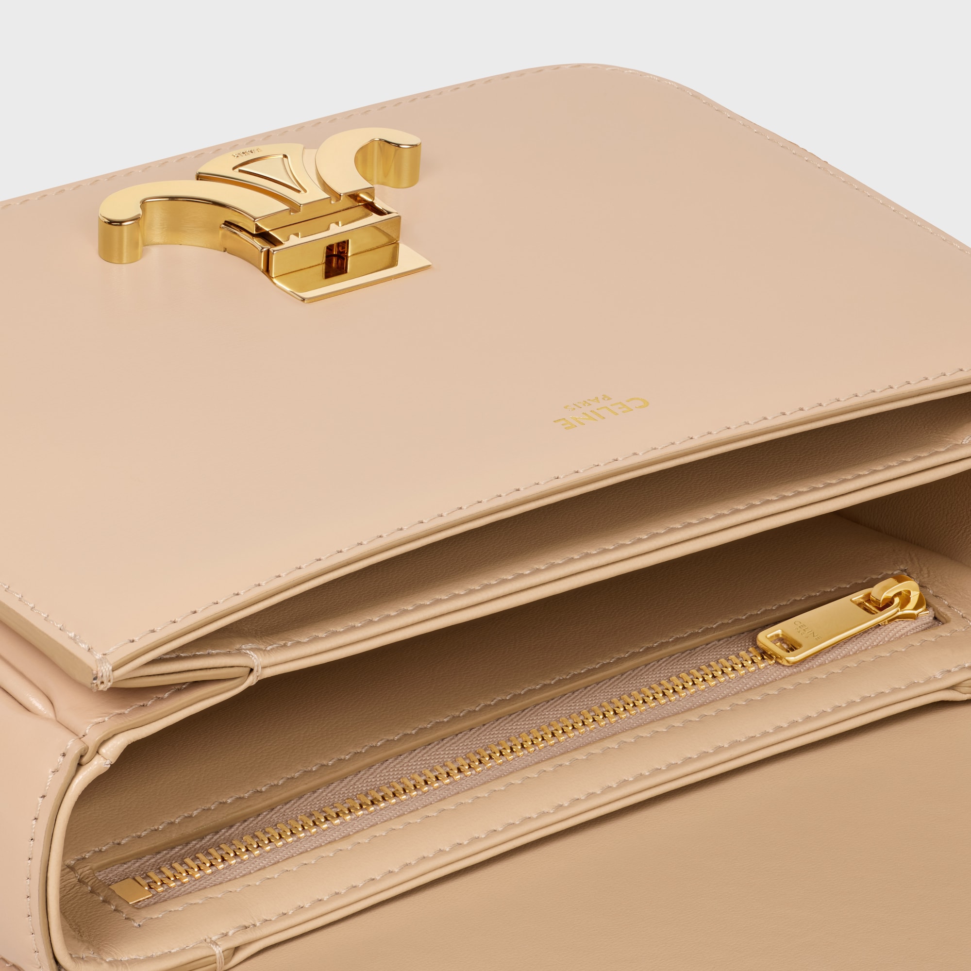 Replicate TEEN TRIOMPHE BAG IN SHINY CALFSKIN(1:1 replica)