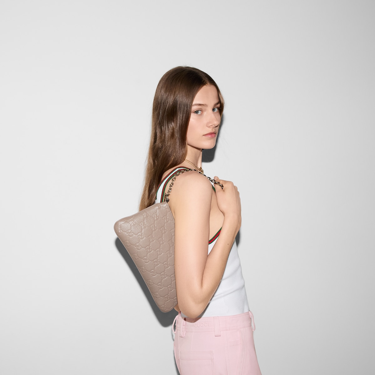 Replicate GG Emblem Medium Shoulder Bag(1:1 replica)