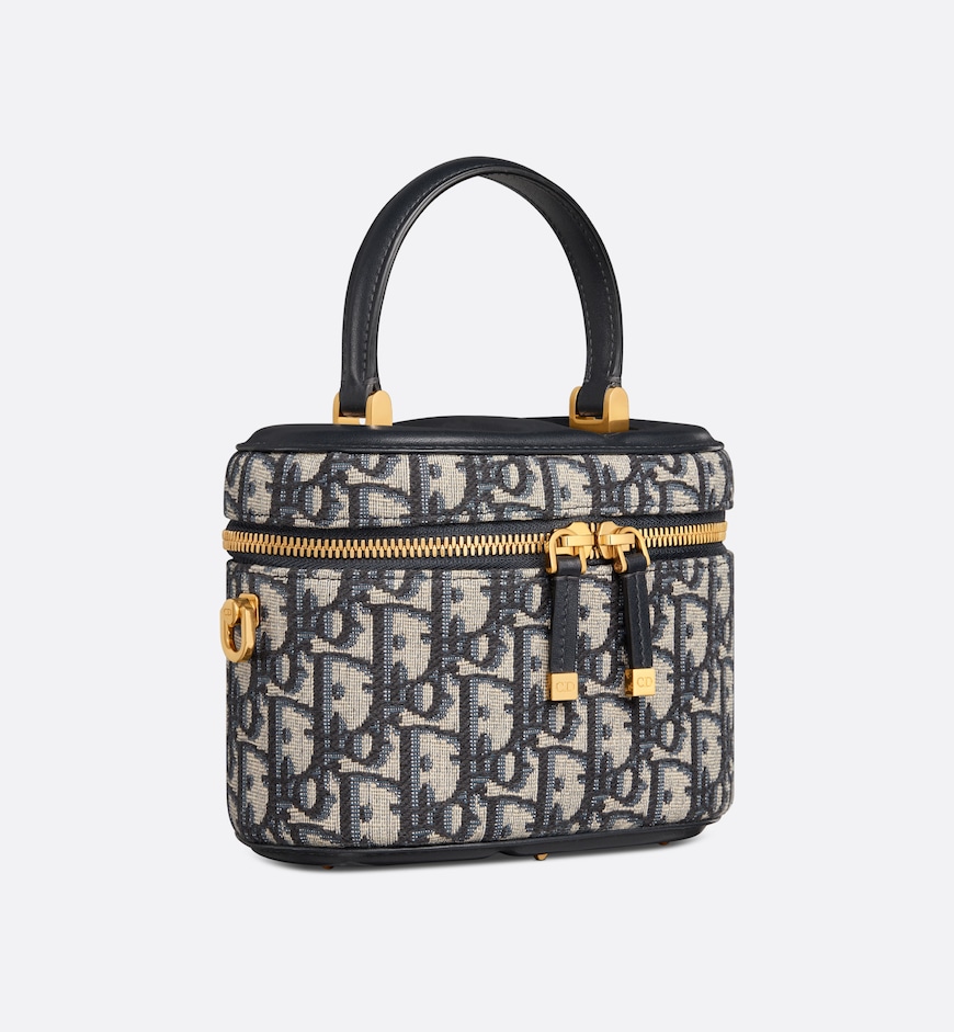 Replicate Dior Small CD Signature Vanity Case(1:1 replica)