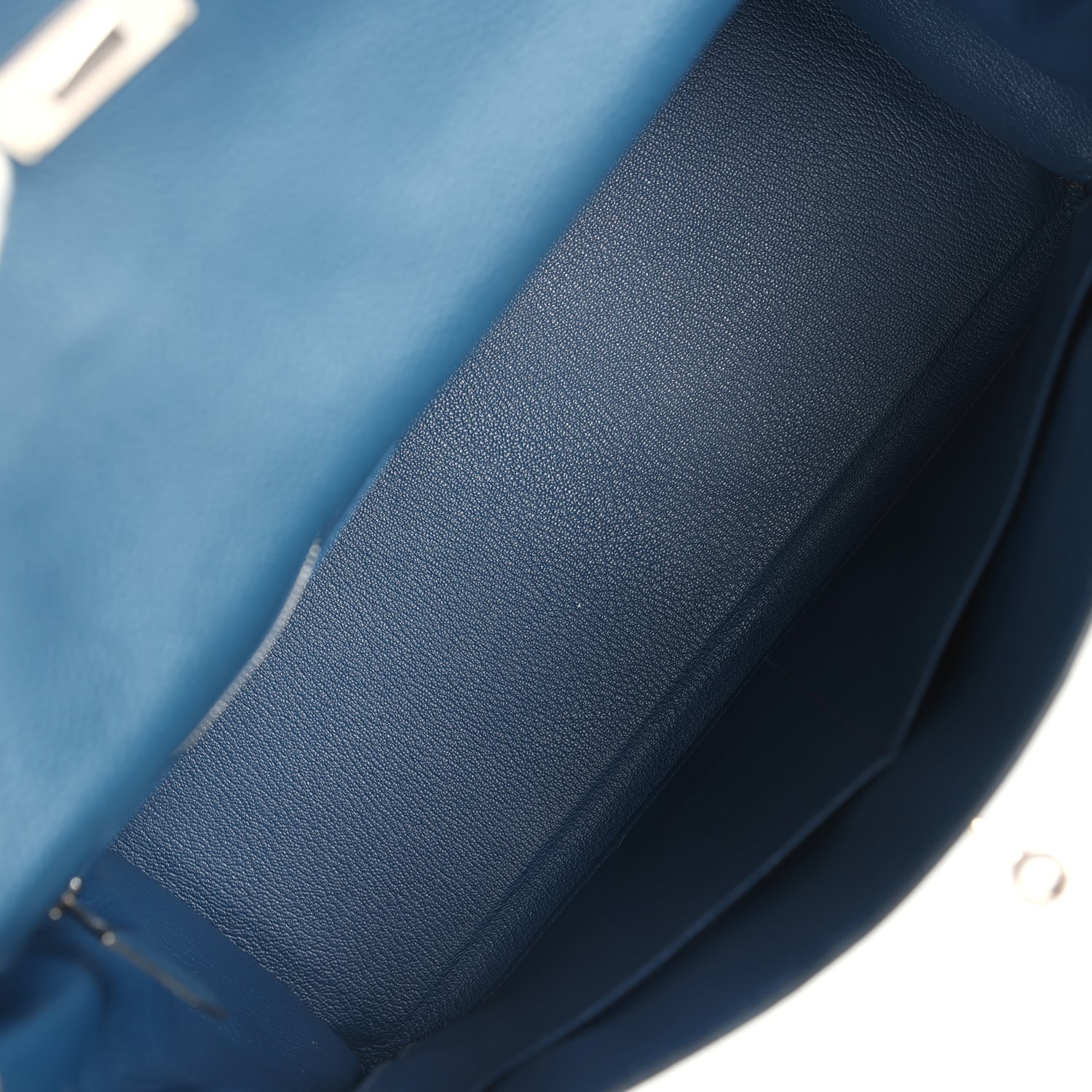 Replicate Hermes Kelly Retourne 35 Bleu De Prusse Togo Palladium Hardware(1:1 replica)