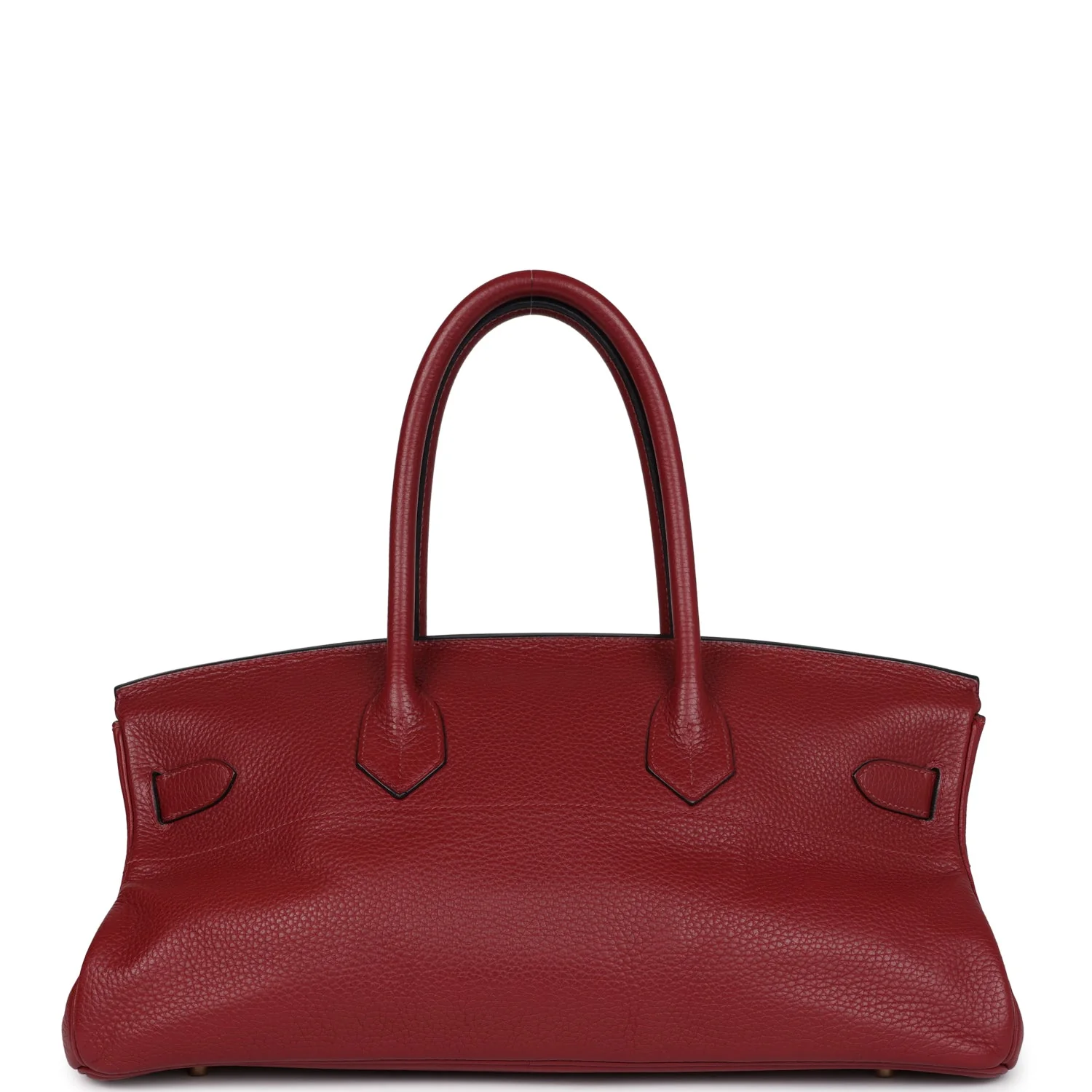 Replicate Hermes Shoulder Birkin 42 JPG Rouge H Clemence Gold Hardware(1:1 replica)