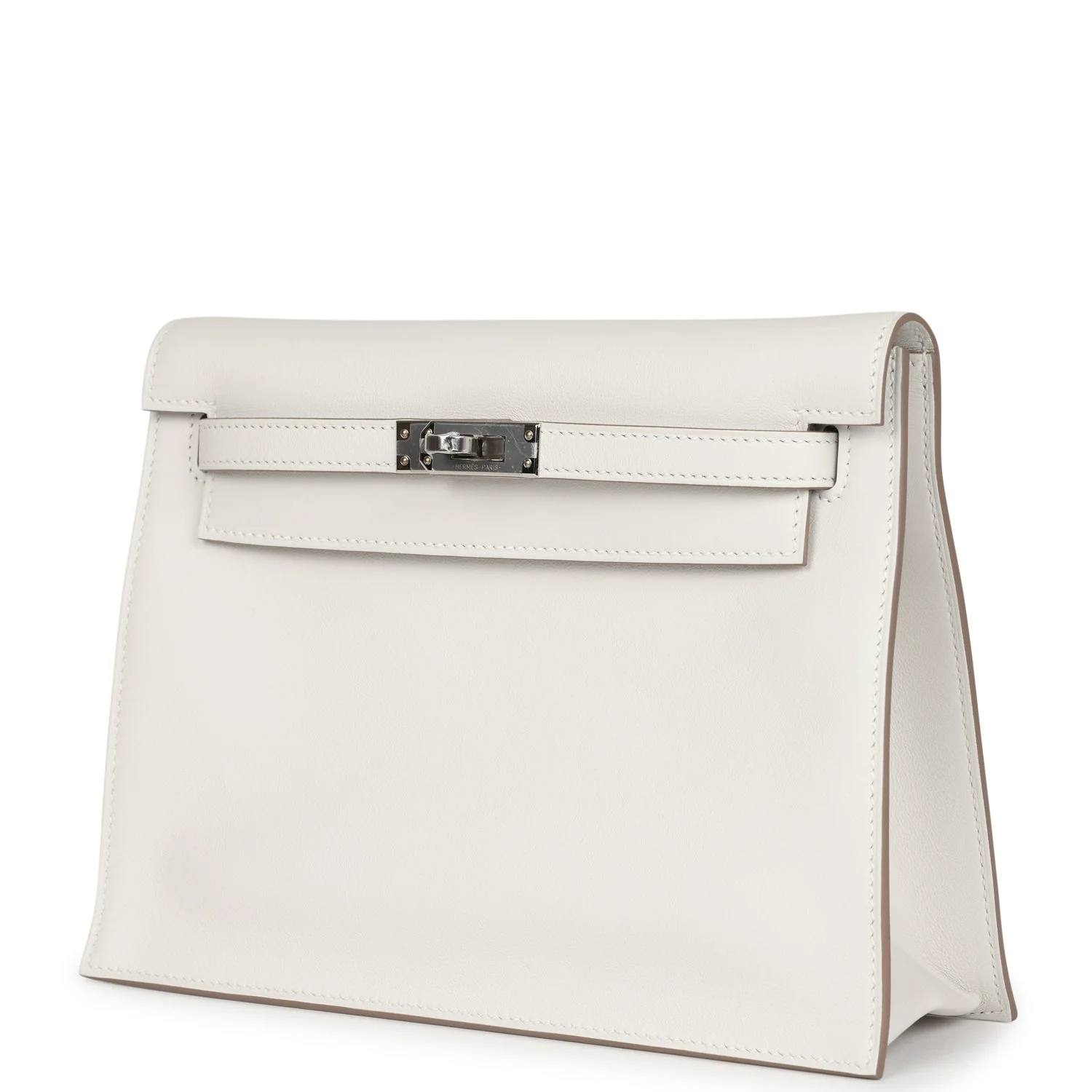 Replicate Hermes Kelly Danse Gris Pale Swift Palladium Hardware(1:1 replica)