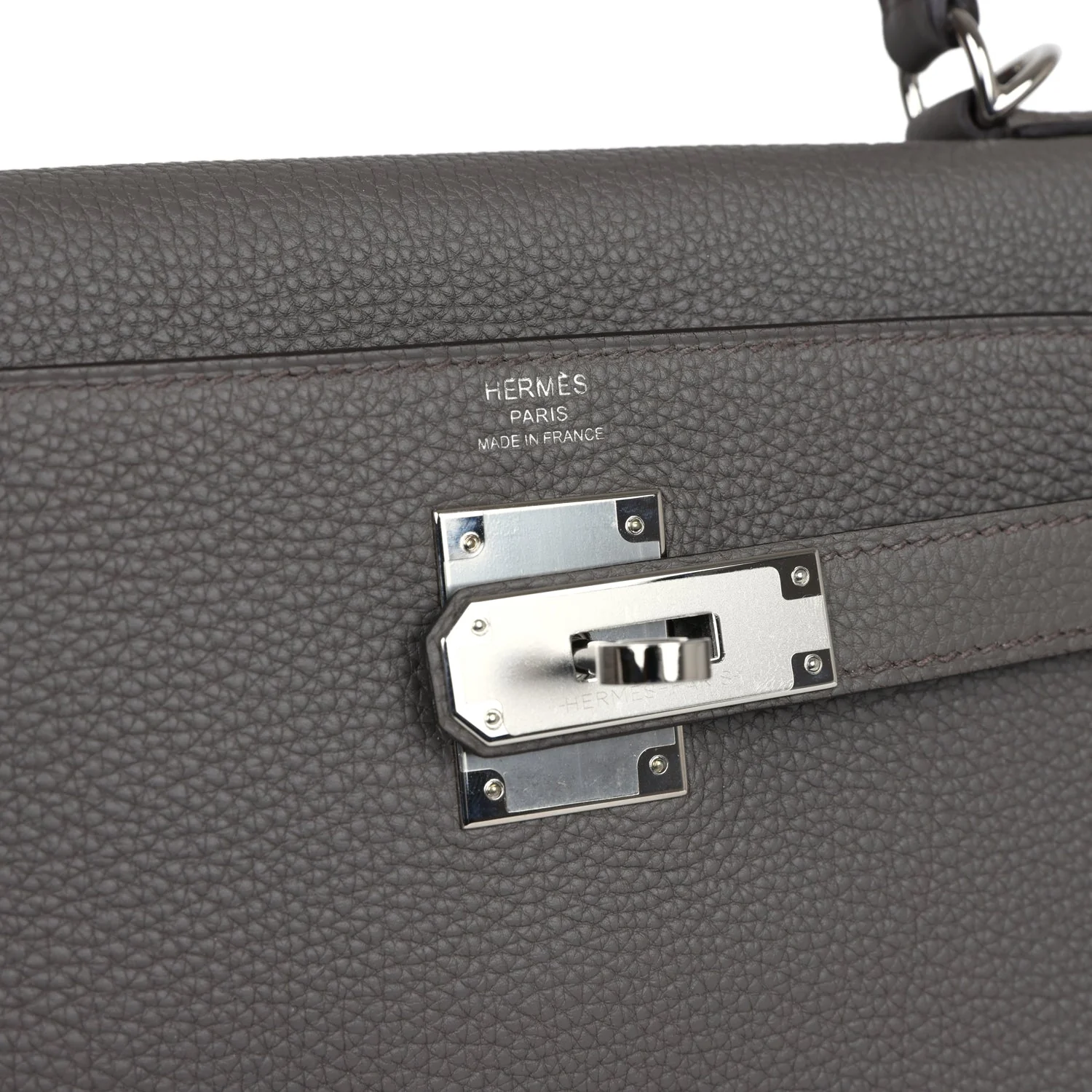 Replicate Hermes Kelly Retourne 28 Etain Togo Palladium Hardware(1:1 replica)