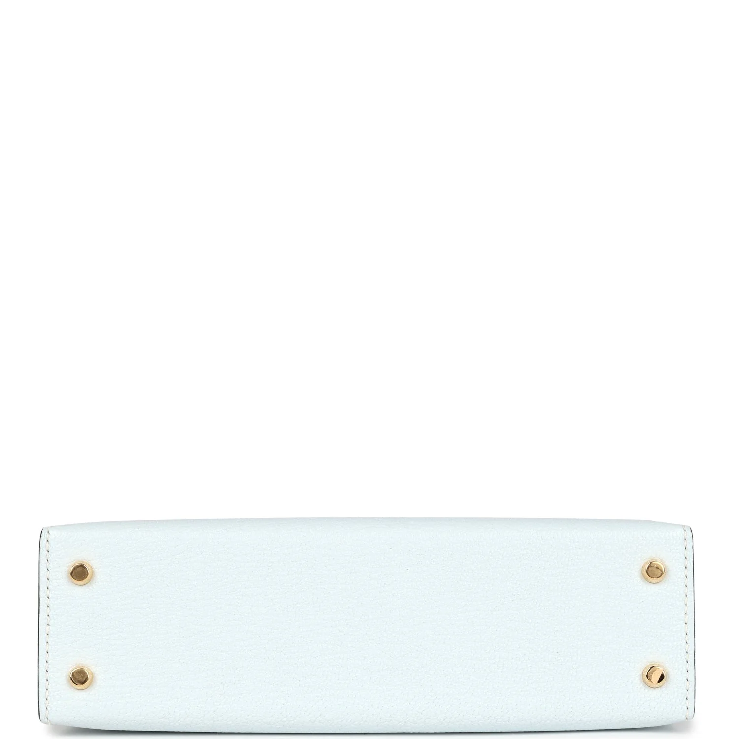 Replicate Hermes Kelly Sellier 20 Bleu Brume Chevre Gold Hardware(1:1 replica)