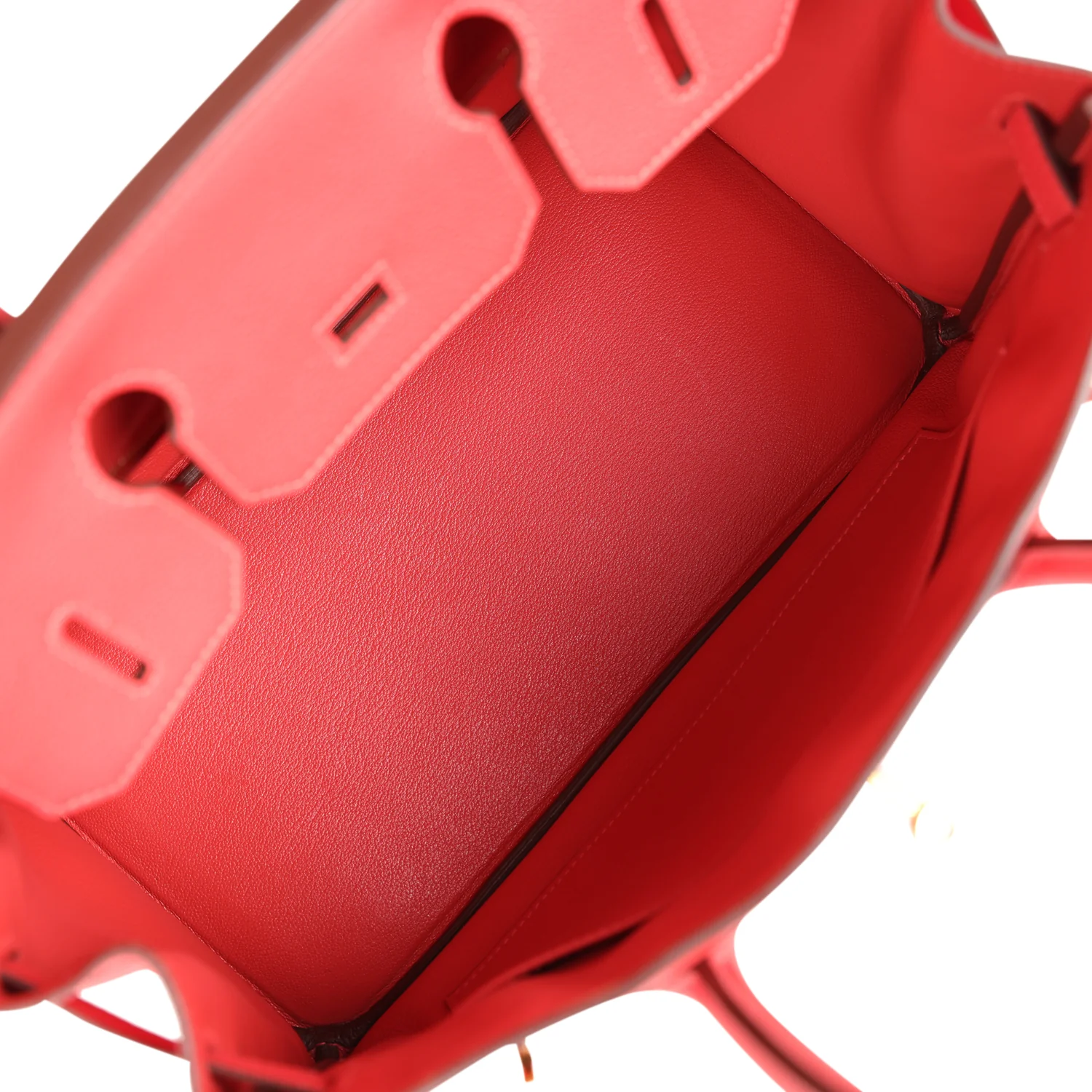 Replicate Hermes Birkin 30 Rouge Pivoine Togo Gold Hardware(1:1 replica)