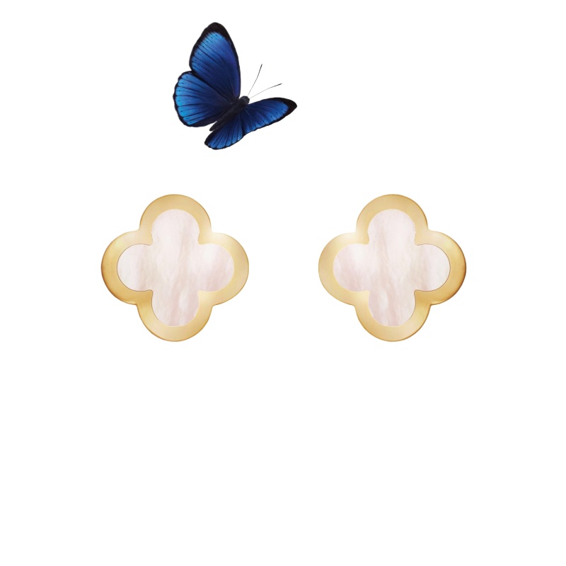 Replicate Pure Alhambra earstuds(1:1 replica)