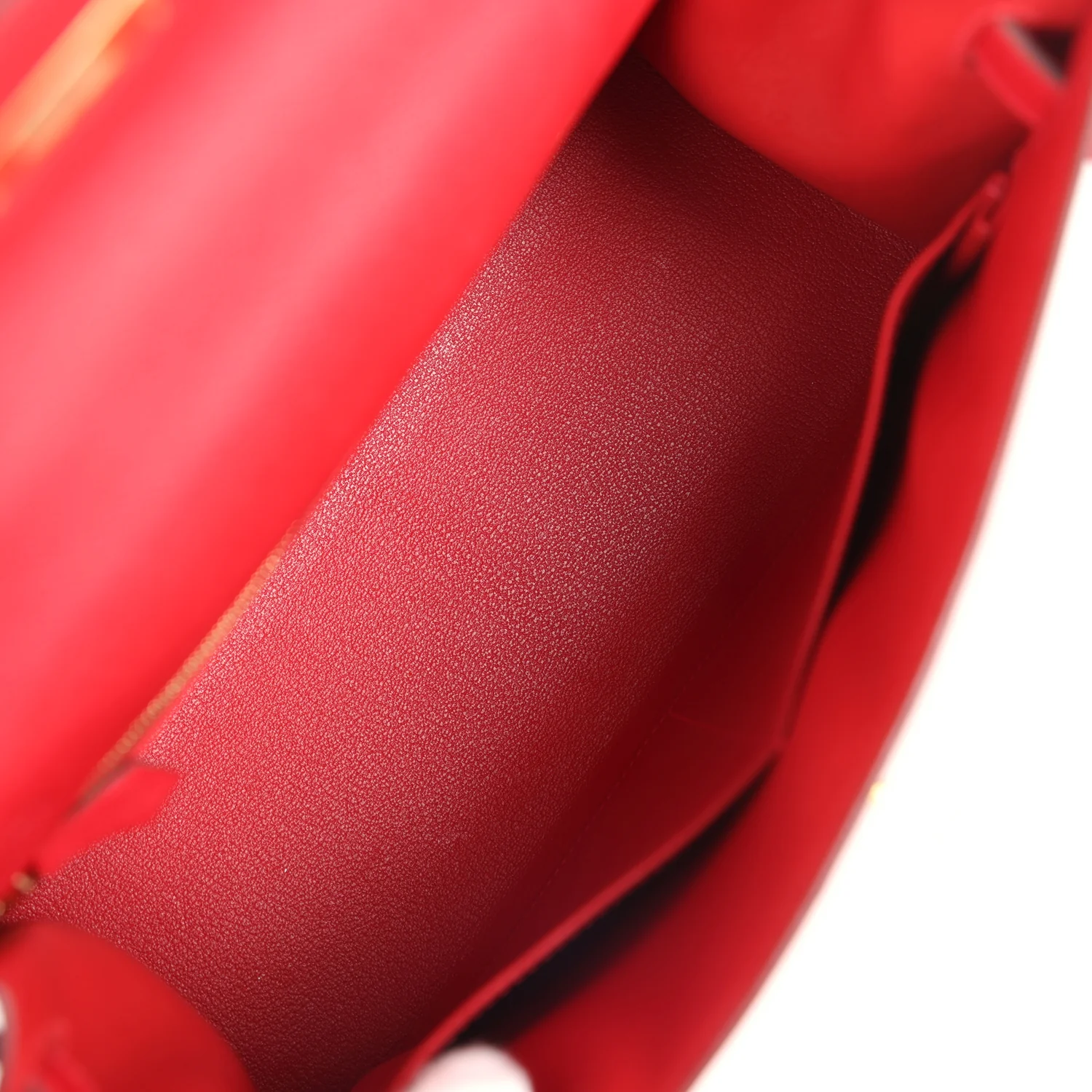 Replicate Hermes Kelly Sellier 28 Rouge Casaque Epsom Gold Hardware(1:1 replica)