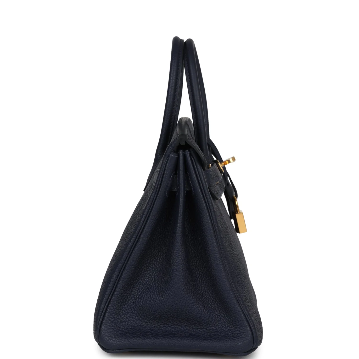 Replicate Hermes Birkin 25 Bleu Nuit Togo Gold Hardware(1:1 replica)