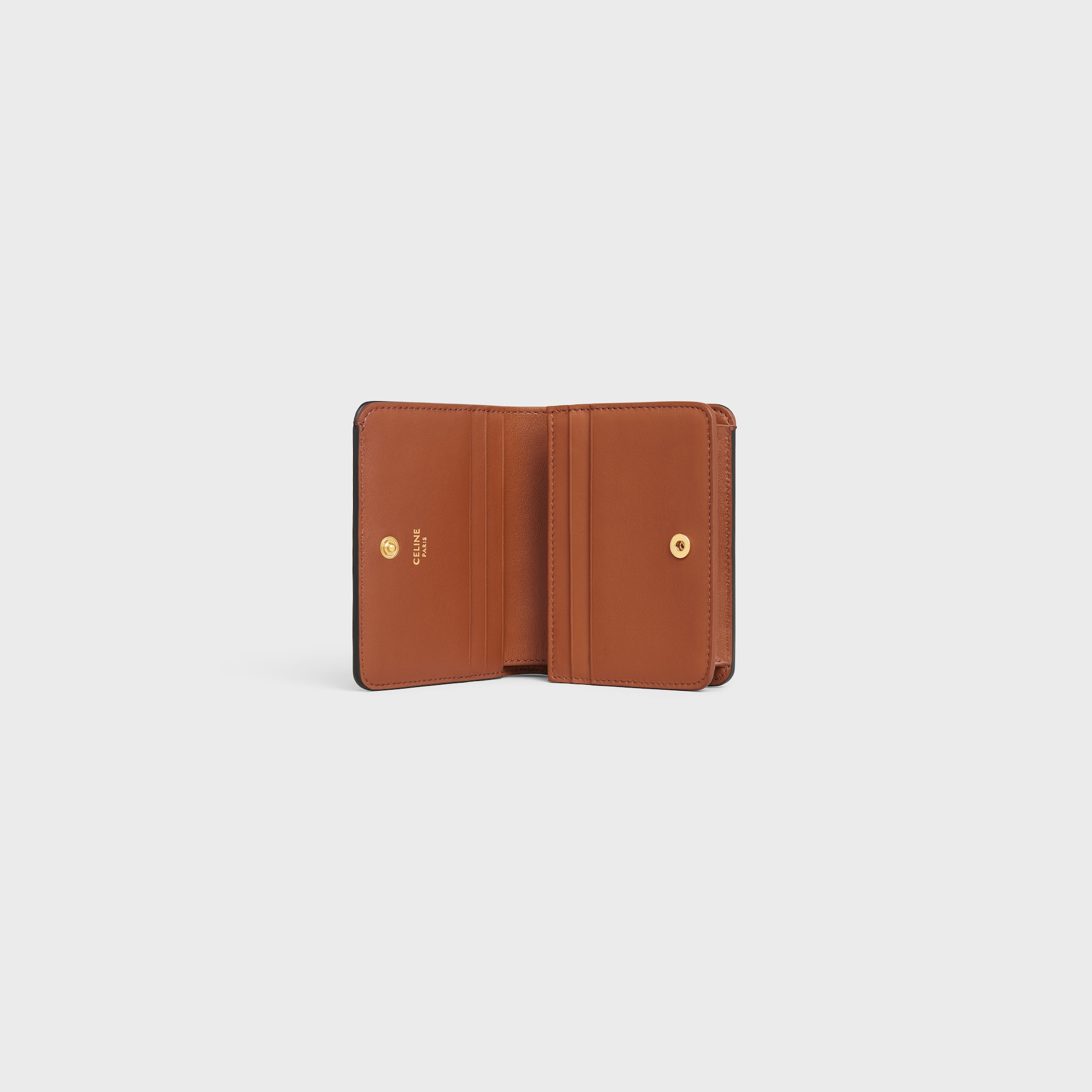 Replicate TRIOMPHE COMPACT WALLET IN TRIOMPHE CANVAS TAN(1:1 replica)