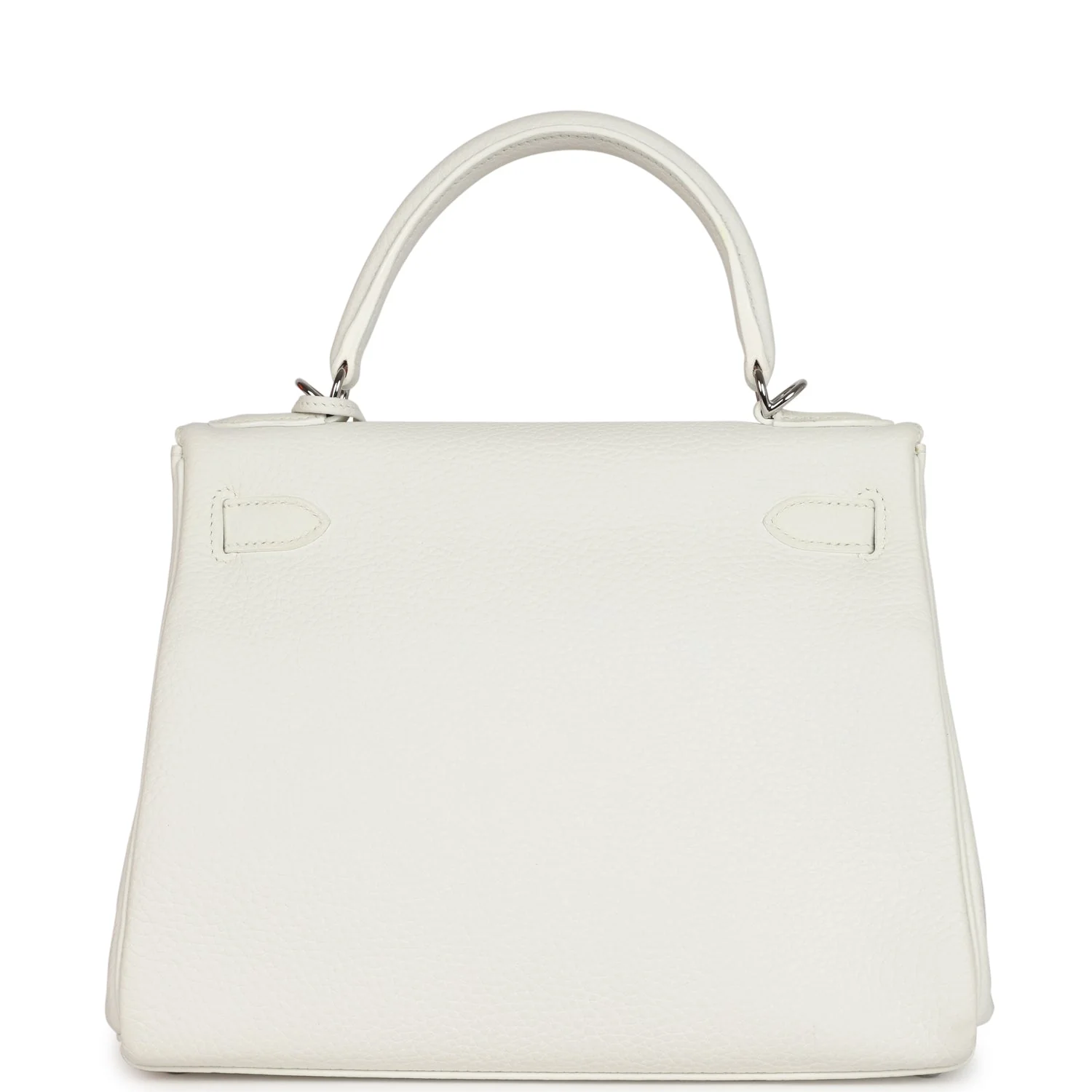 Replicate Hermes Kelly Retourne 28 White Clemence Palladium Hardware(1:1 replica)