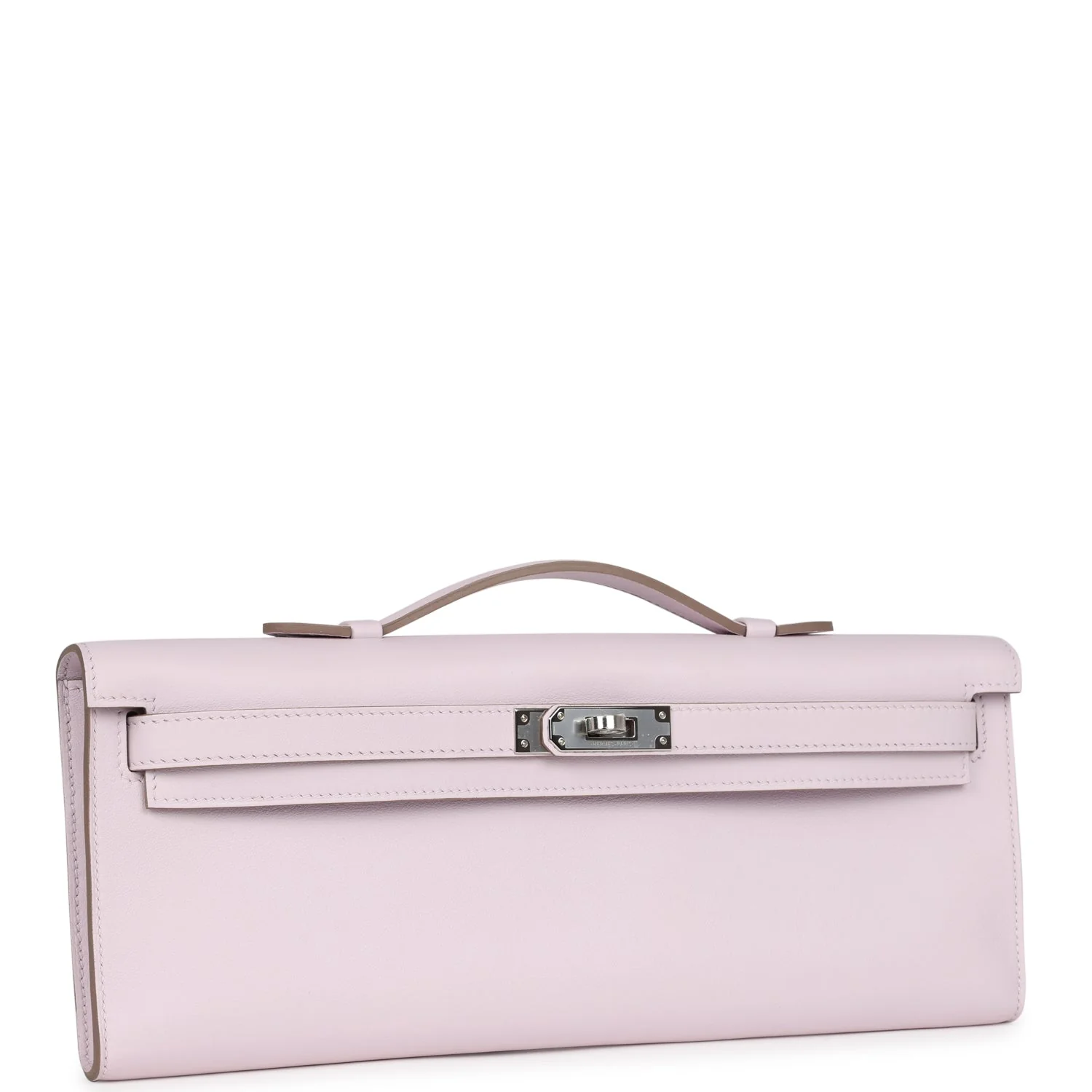 Replicate Hermes Kelly Cut Mauve Pale Swift Palladium Hardware(1:1 replica)
