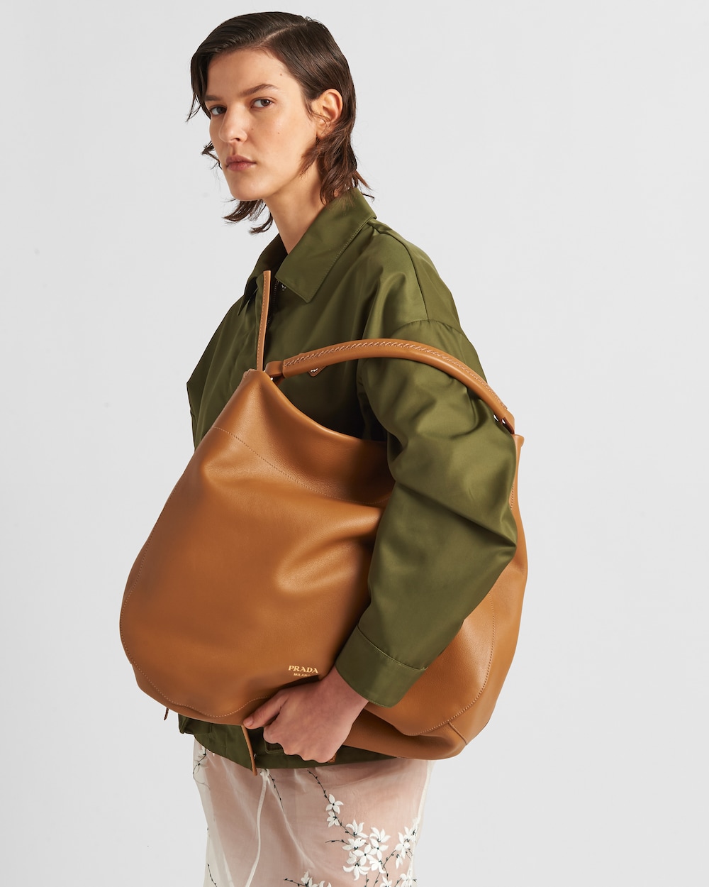 Replicate Large Leather Shoulder Bag(1:1 replica)