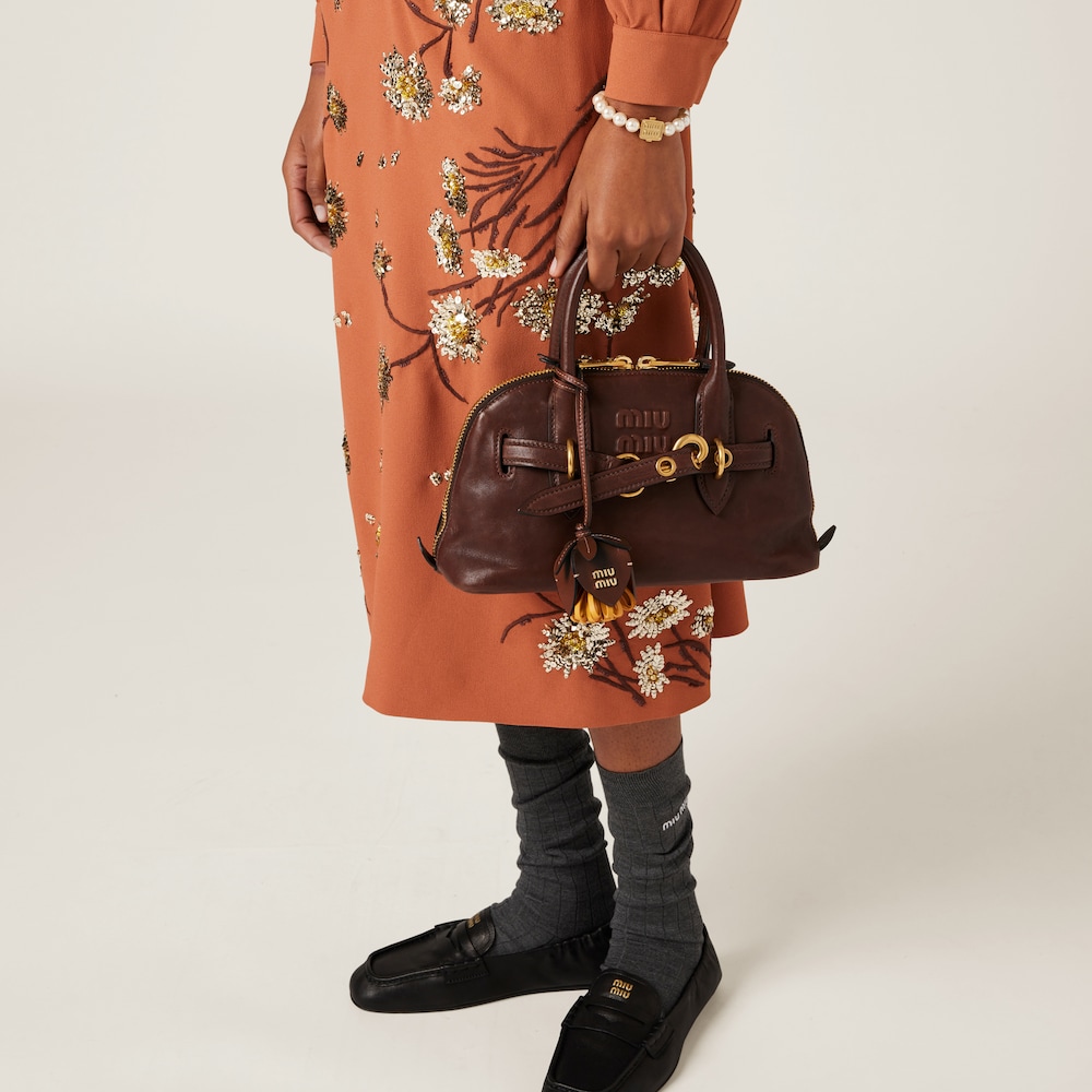 Replicate Aventure nappa leather top-handle bag(1:1 replica)