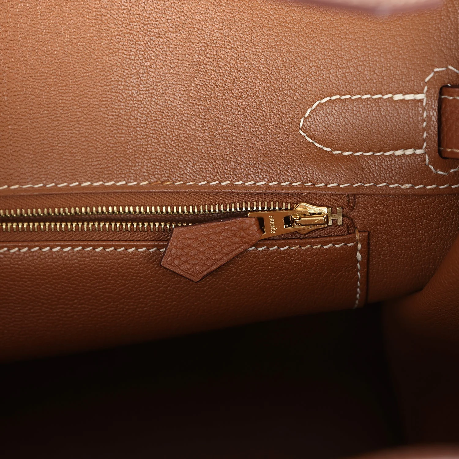 Replicate Hermes Birkin 30 Gold Togo Gold Hardware(1:1 replica)