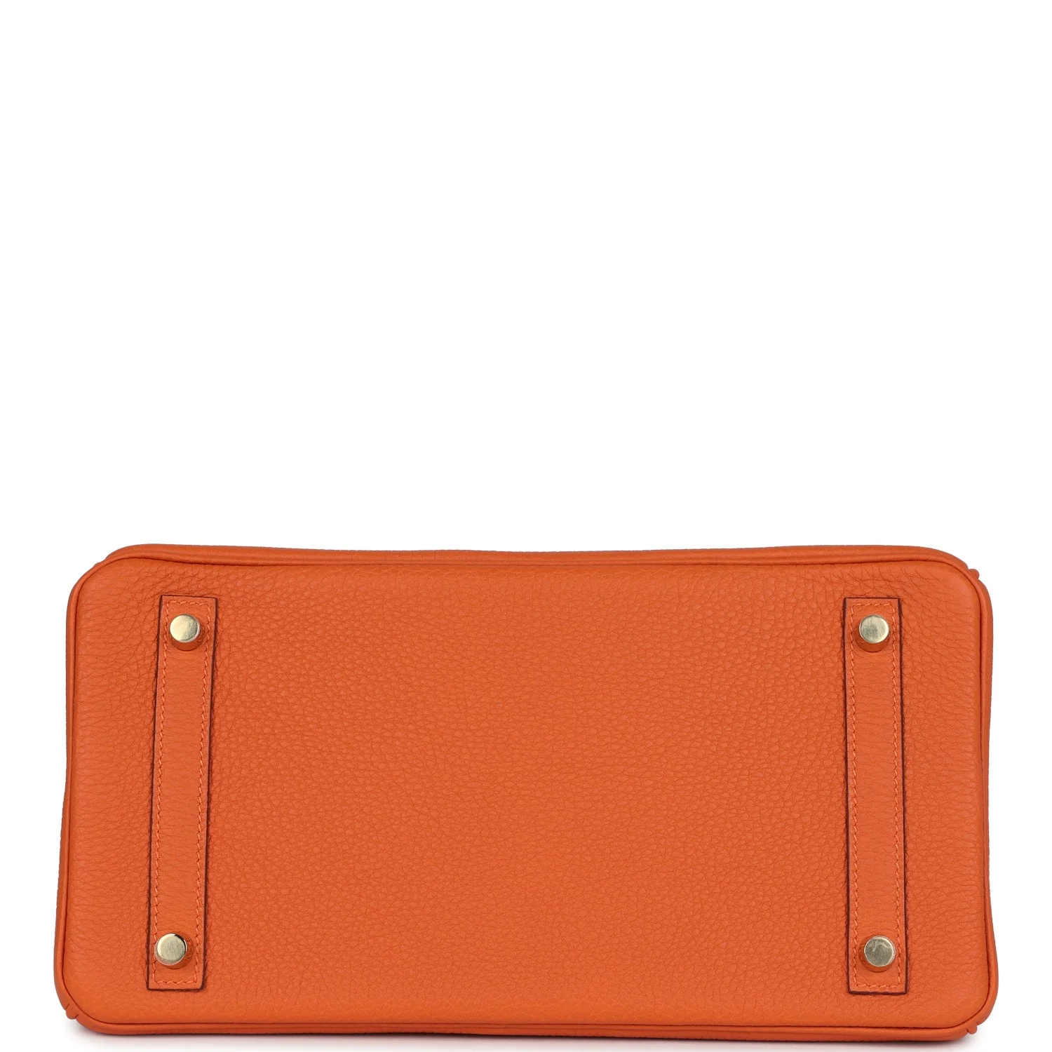Replicate Hermes Birkin 30 Orange Togo Gold Hardware(1:1 replica)