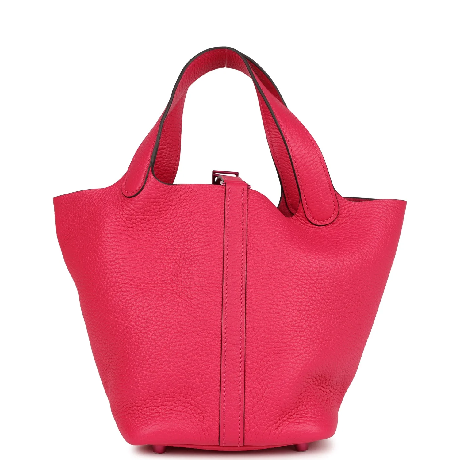 Replicate Hermes Monochrome Picotin Lock 18 Rose Mexico Clemence Pink Hardware(1:1 replica)