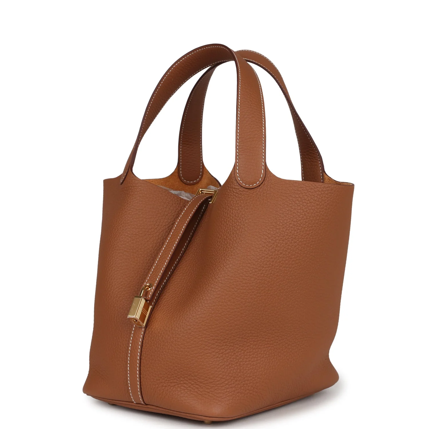 Replicate Hermes Picotin Lock 22 Gold Clemence Gold Hardware(1:1 replica)