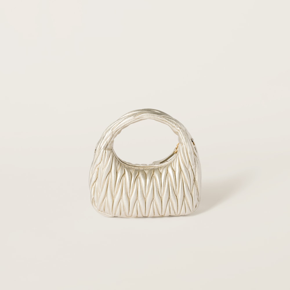 Replicate Wander matelassé nappa leather hobo bag(1:1 replica)