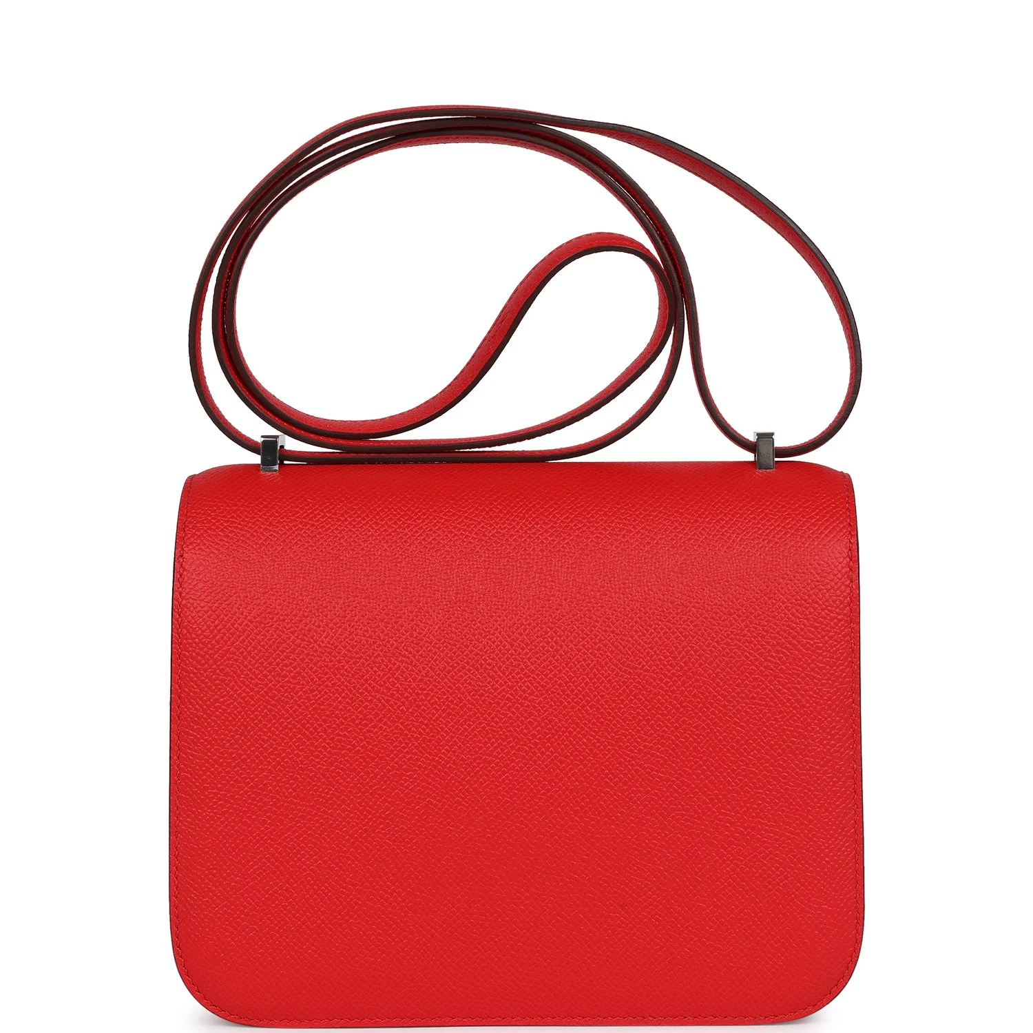Replicate Hermes Constance 18 Rouge De Coeur Epsom Lacquered Palladium Hardware(1:1 replica)