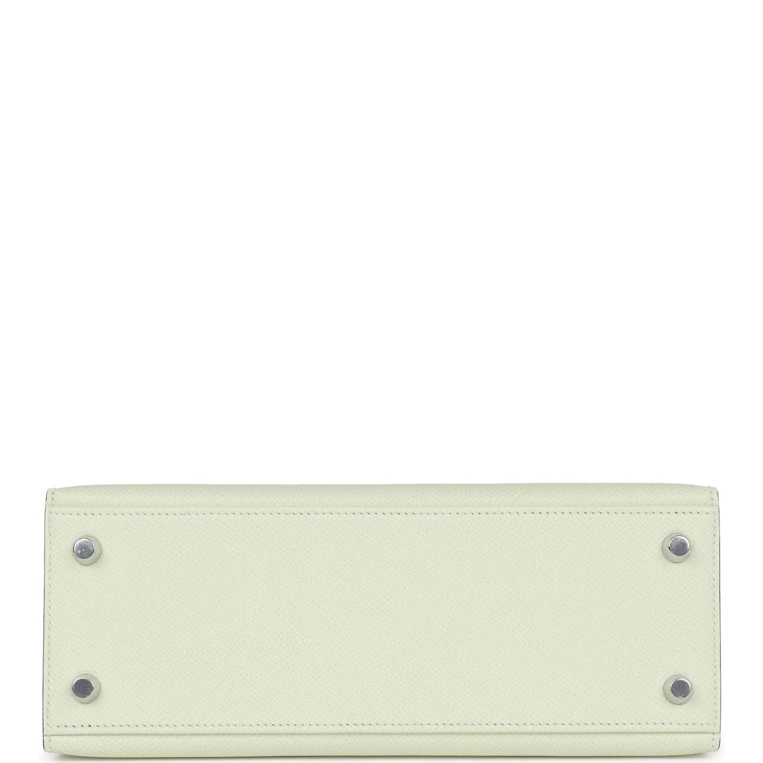 Replicate Hermes Kelly Sellier 25 Vert Fizz Epsom Palladium Hardware(1:1 replica)