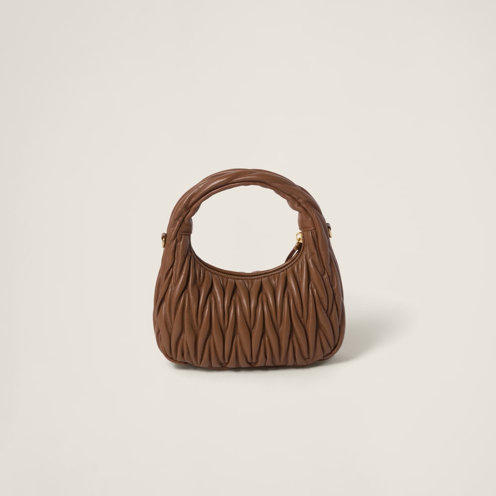 Replicate Wander matelassé nappa leather hobo bag(1:1 replica)