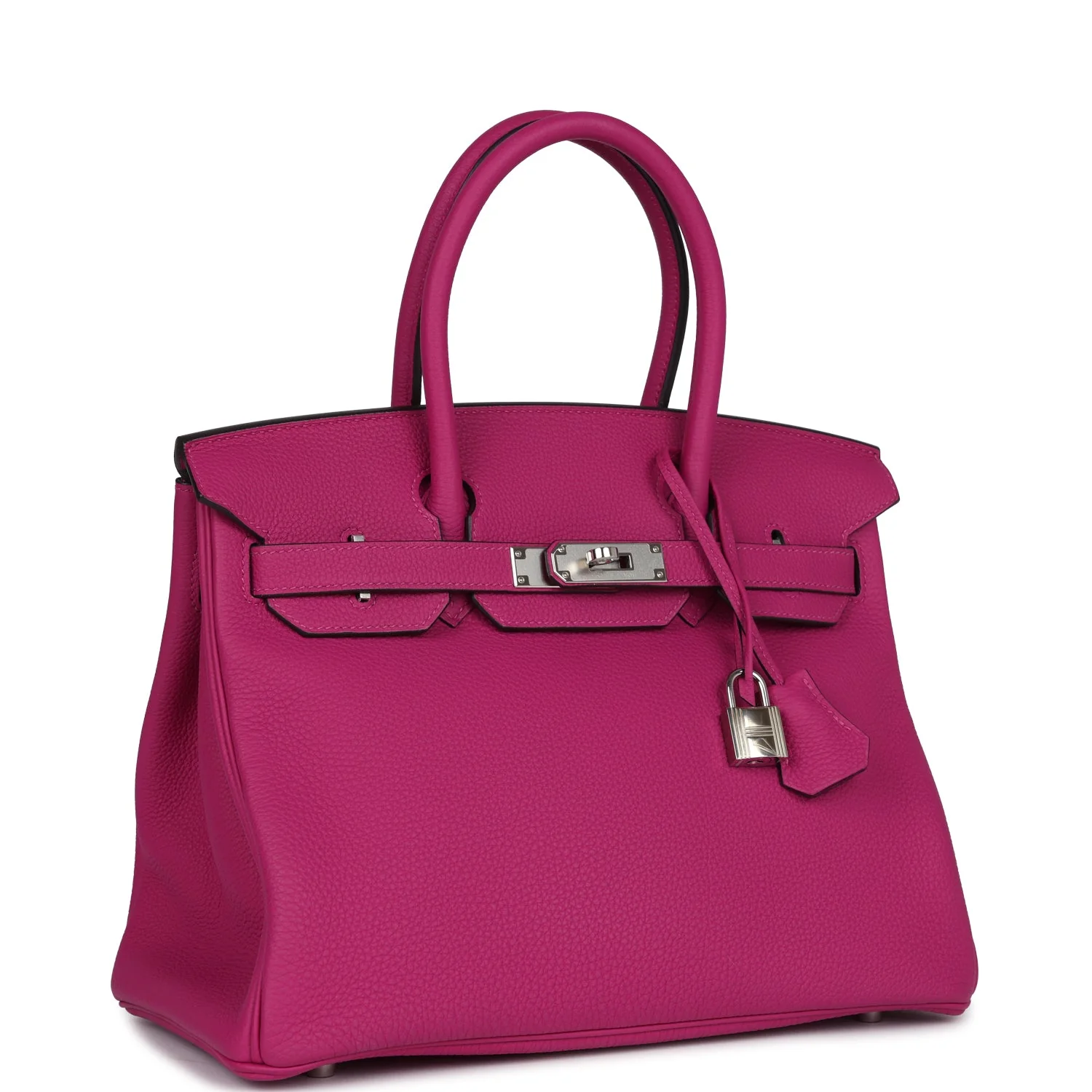 Replicate Hermes Birkin 30 Rose Pourpre Togo Palladium Hardware(1:1 replica)