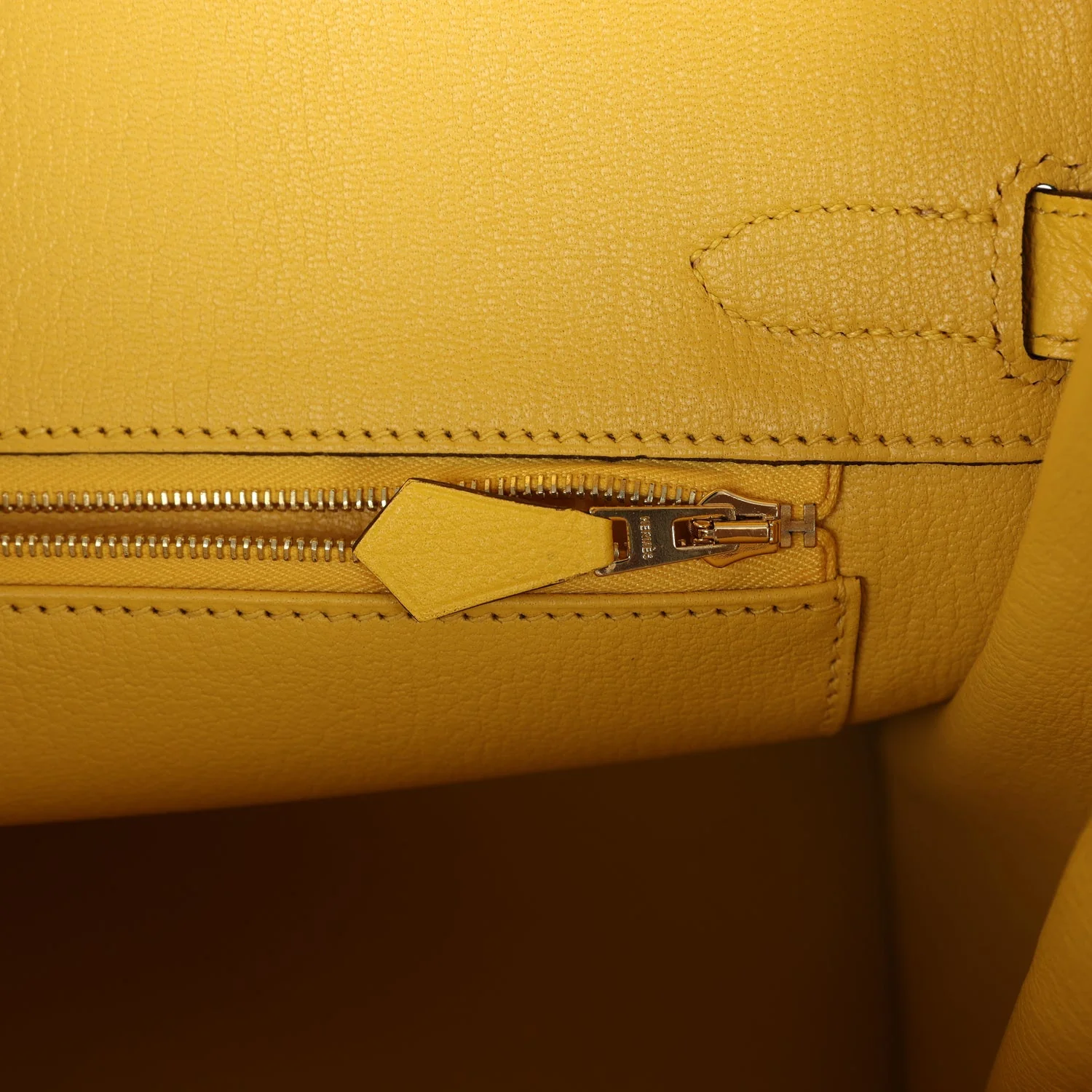 Replicate Hermes Birkin 30 Jaune de Naples Taurillon Novillo Rose Gold Hardware(1:1 replica)
