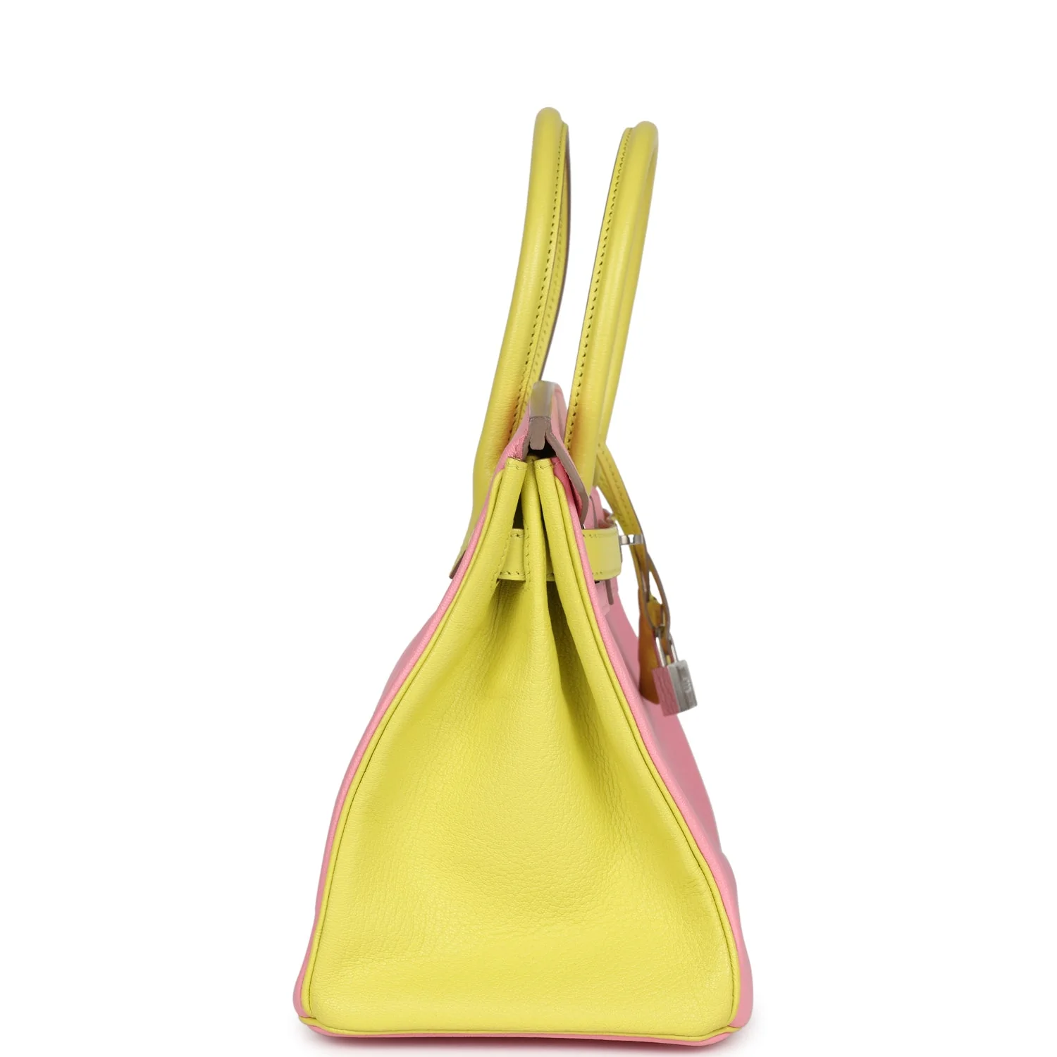 Replicate Hermes Special Order (HSS) Birkin 30 Rose Confetti and Lime Chevre Mysore Palladium Hardware(1:1 replica)