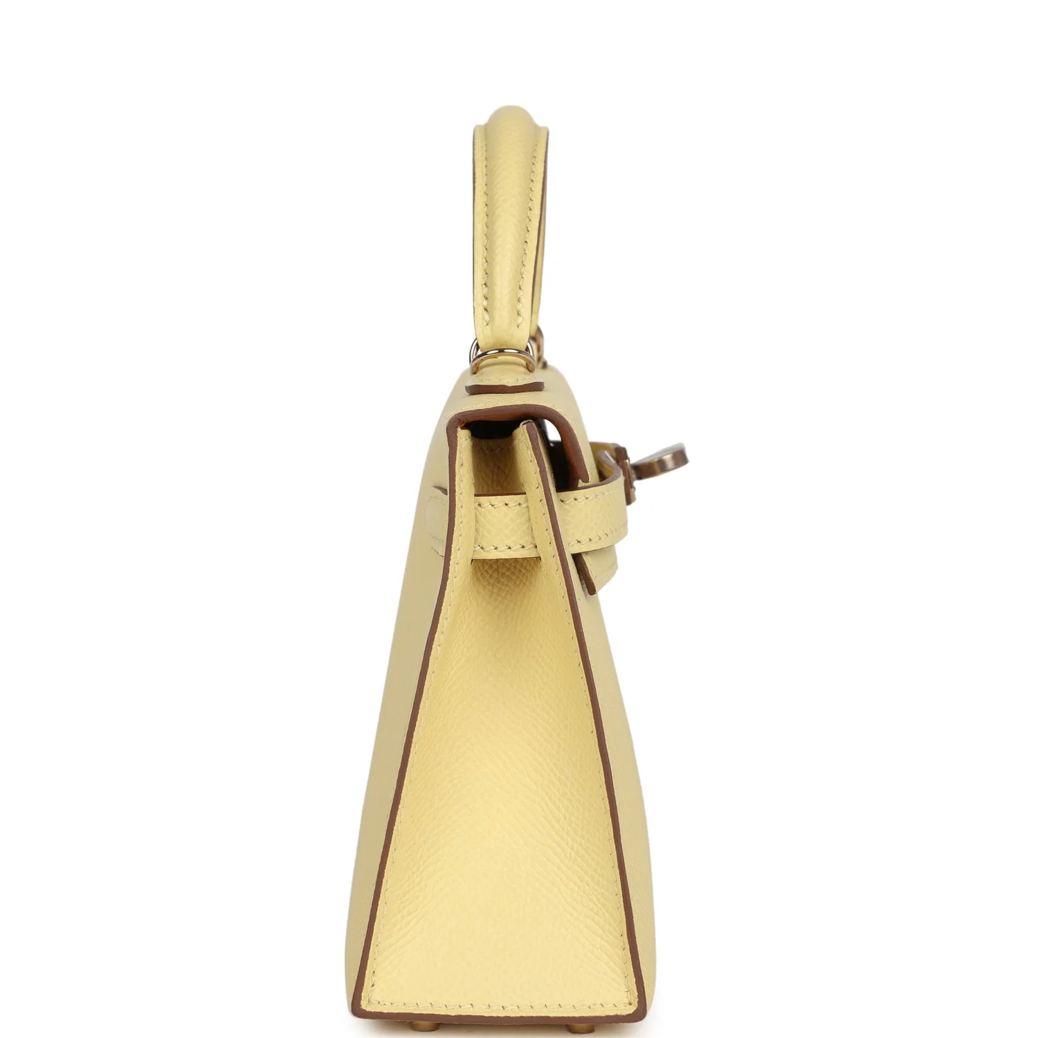 Replicate Hermes Special Order (HSS) Kelly Sellier 20 Jaune Poussin Verso Epsom Permabrass Hardware(1:1 replica)