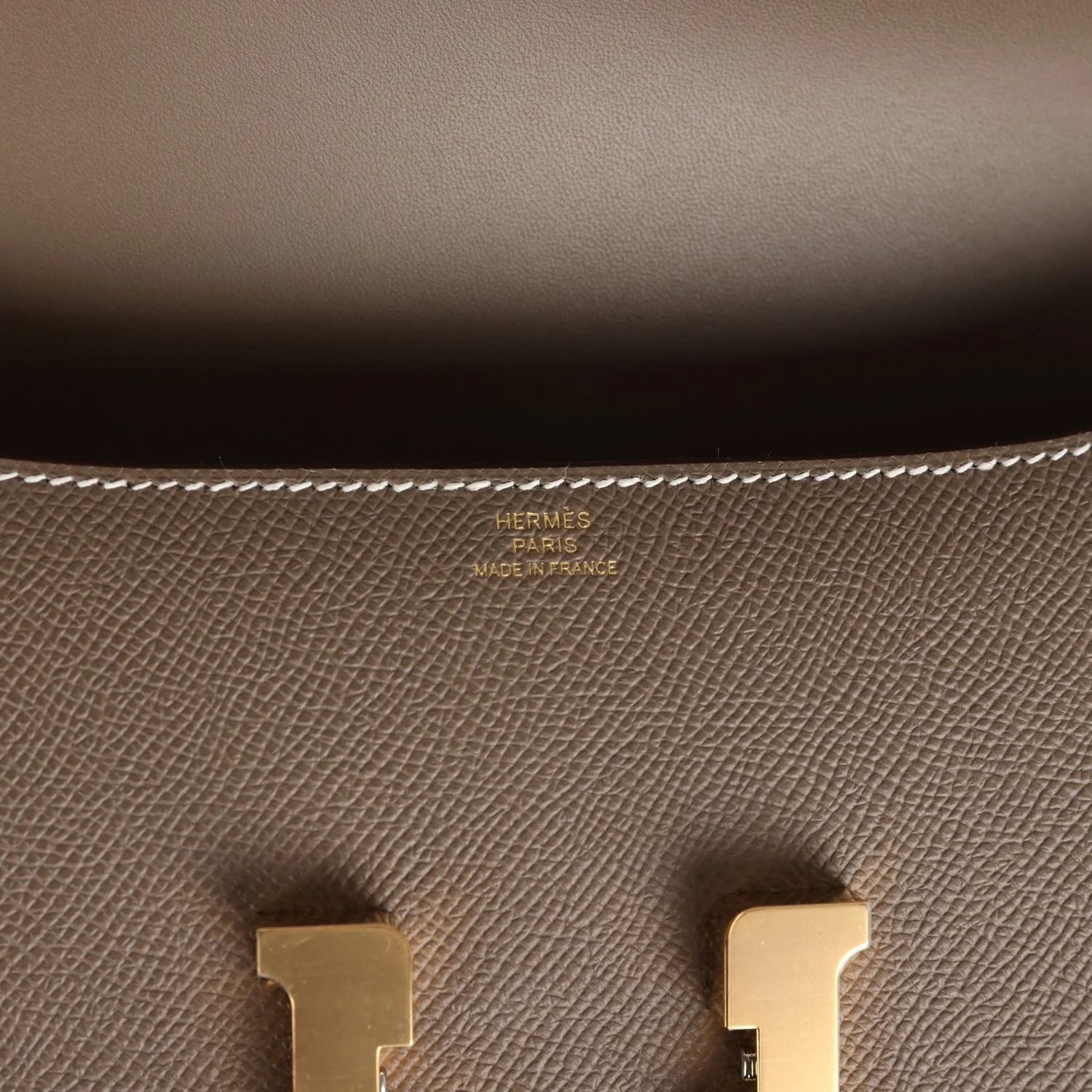 Replicate Hermes Constance Elan Etoupe Epsom Gold Hardware(1:1 replica)