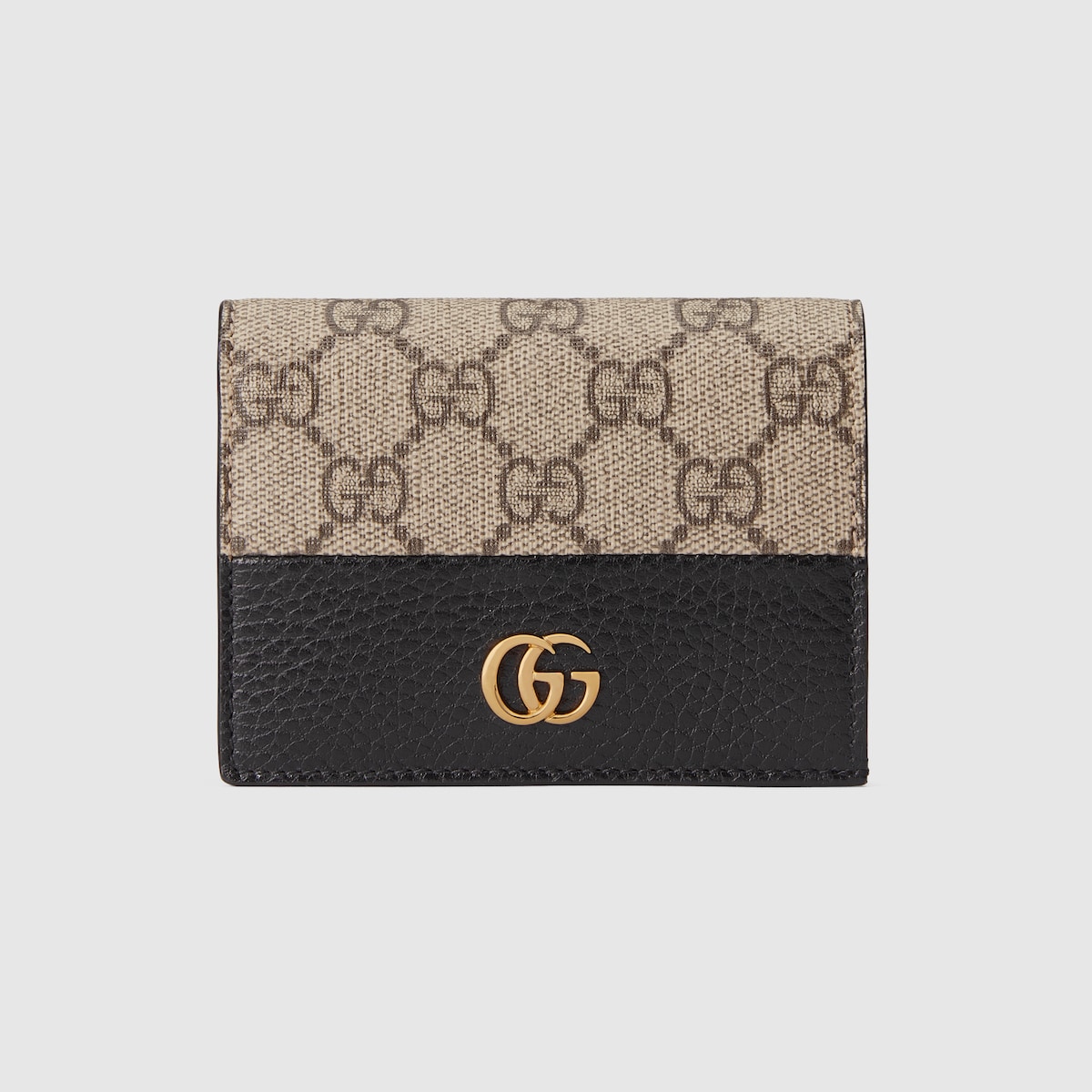 Replicate GG Marmont Bi-Color Card Case Wallet(1:1 replica)