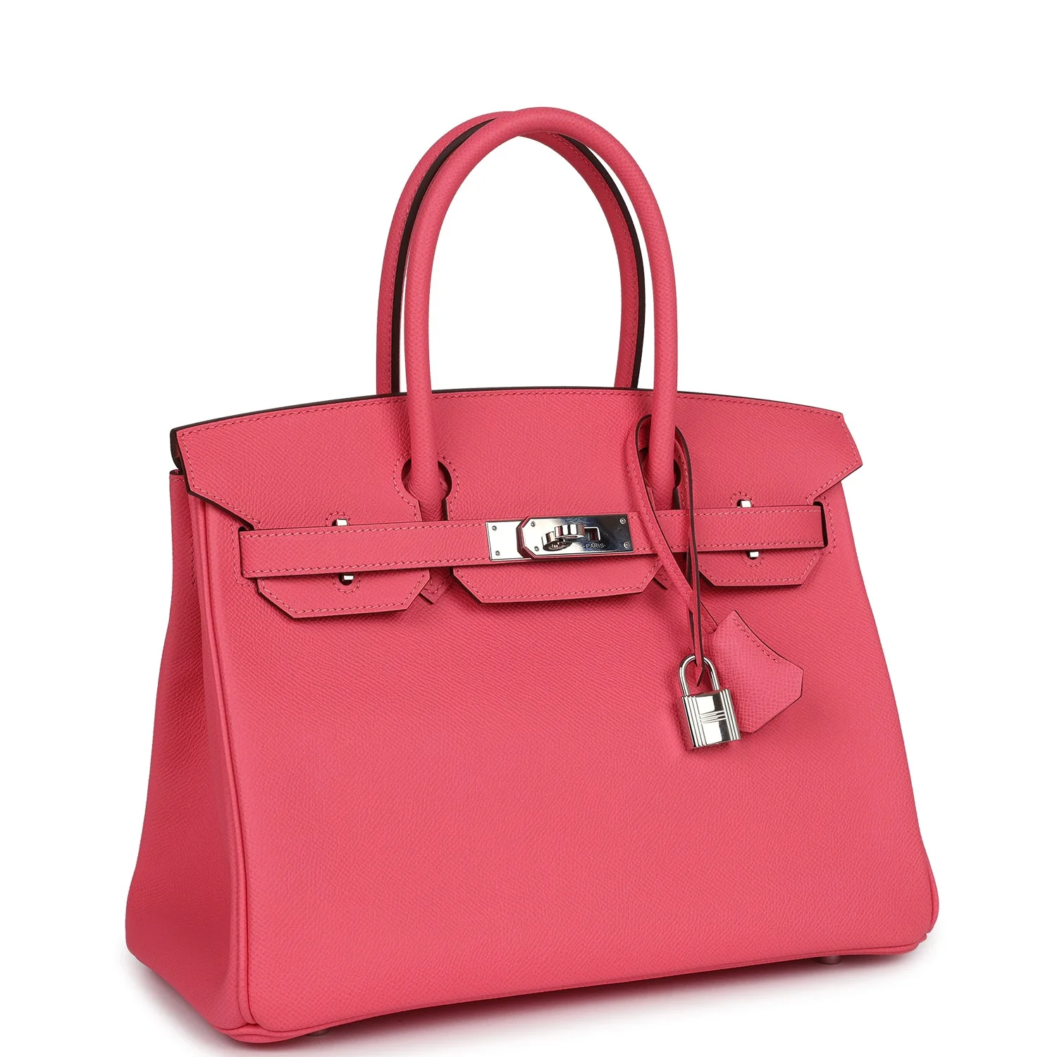 Replicate Hermes Birkin 30 Rose Azalee Epsom Palladium Hardware(1:1 replica)