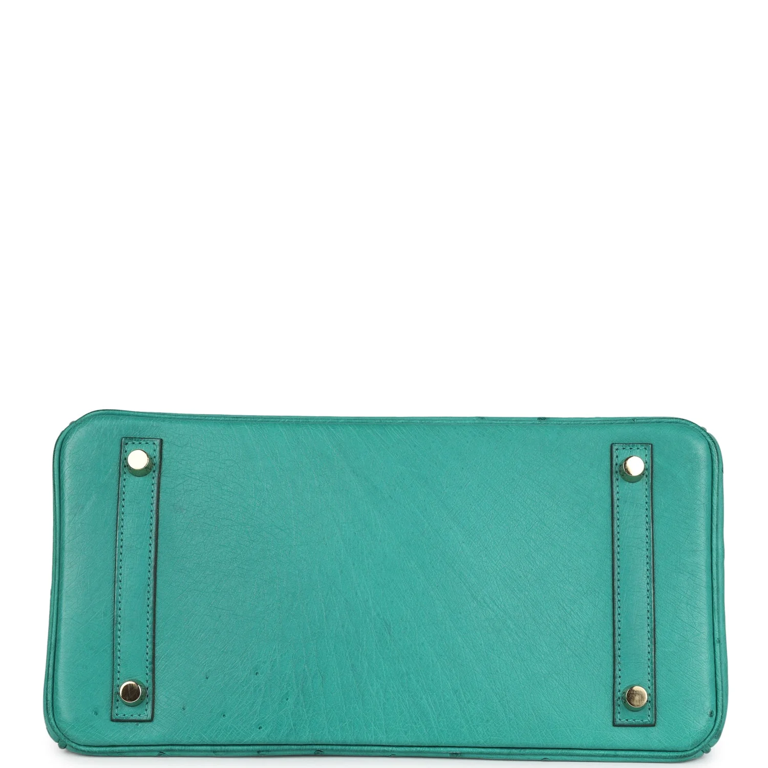 Replicate Hermes Birkin 30 Vert Verone Ostrich Gold Hardware(1:1 replica)