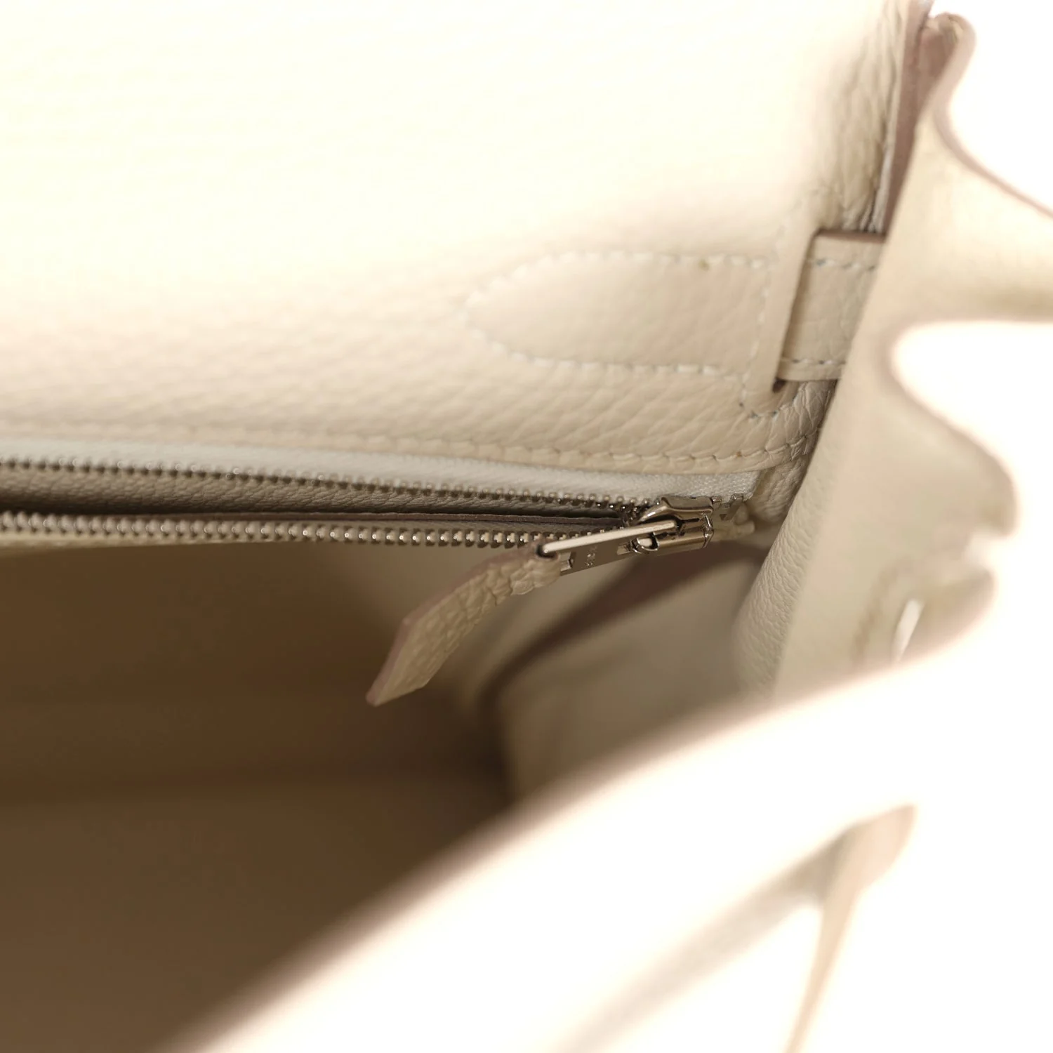 Replicate Hermes Kelly Retourne 32 Craie Togo Palladium Hardware(1:1 replica)