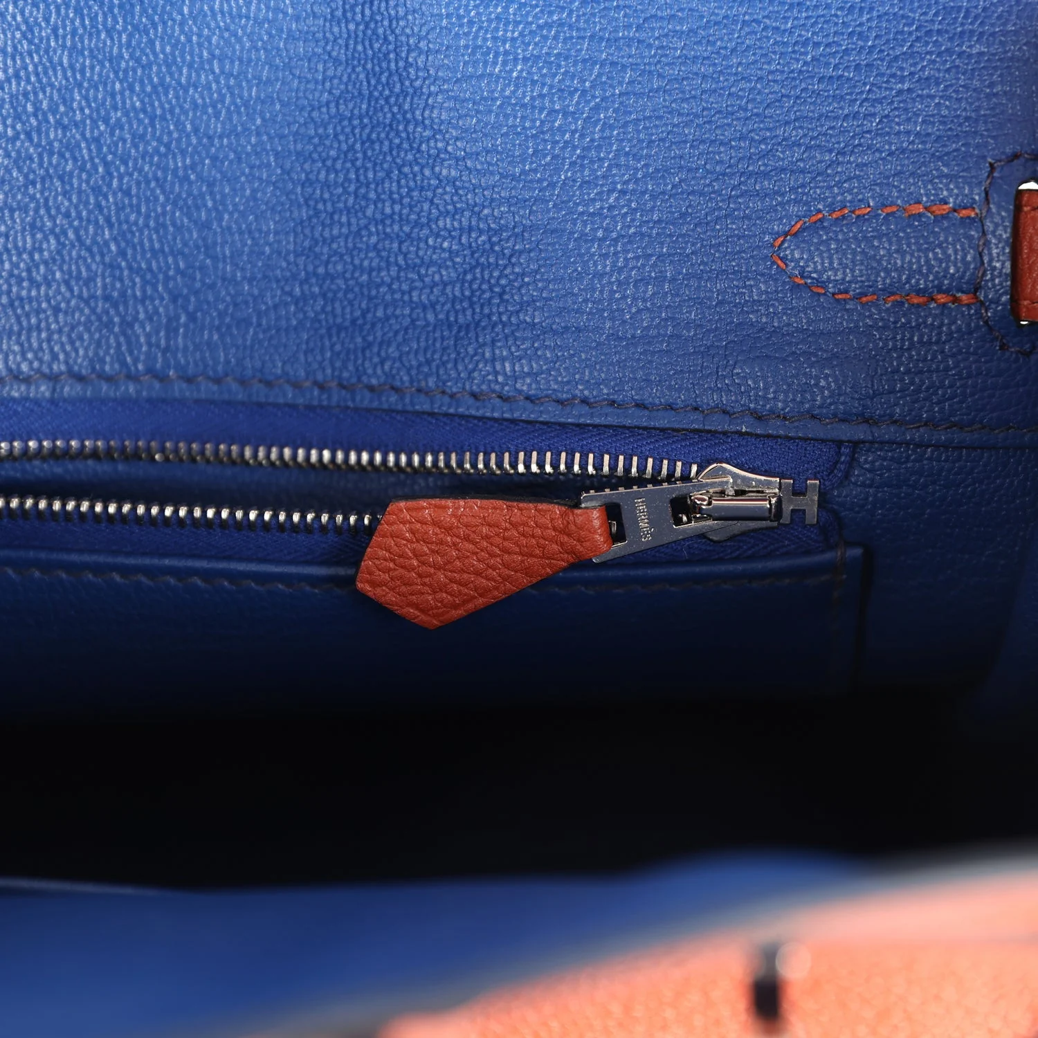 Replicate Hermes Birkin 25 Cuirve Verso Taurillon Novillo Palladium Hardware(1:1 replica)