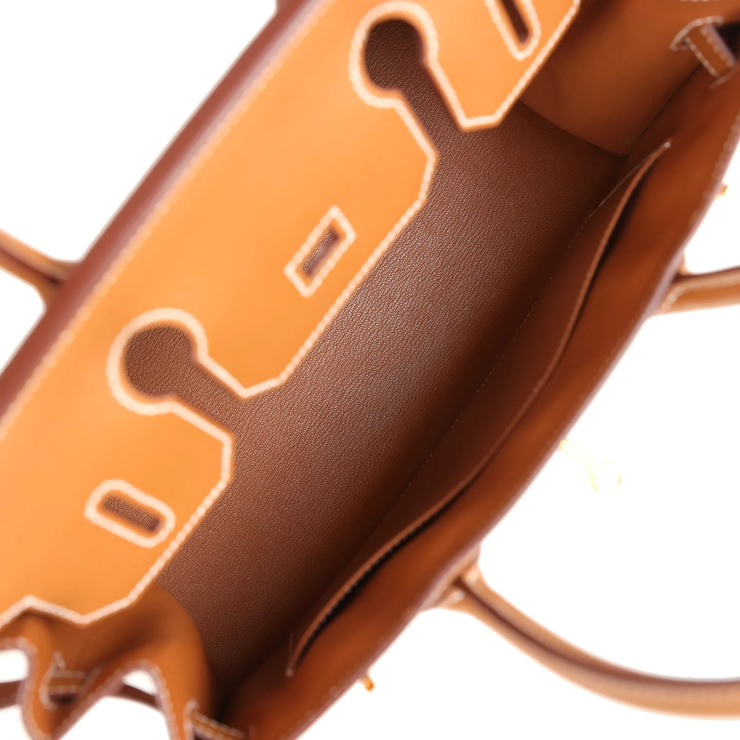 Replicate Hermes Birkin Sellier 30 Gold Epsom Gold Hardware(1:1 replica)