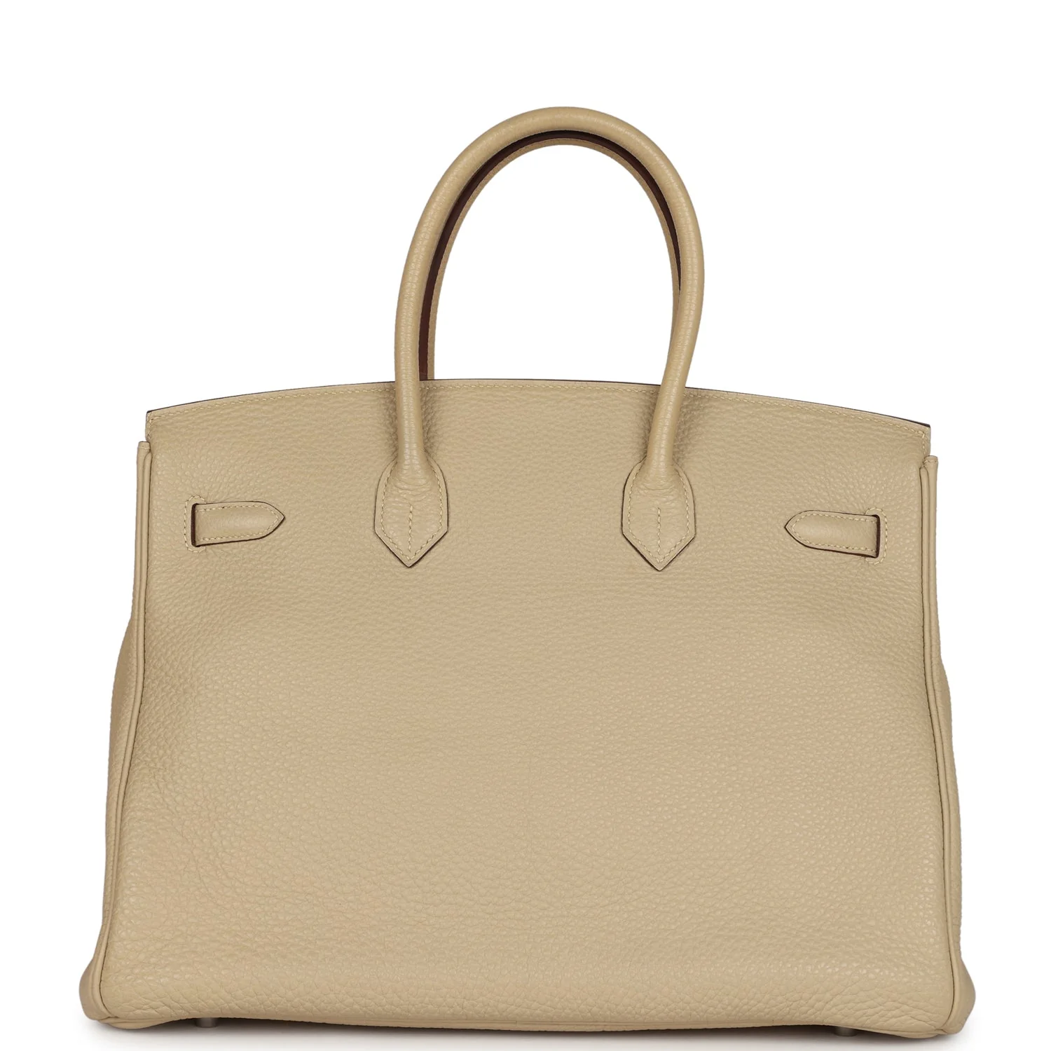 Replicate Hermes Birkin 35 Parchemin Togo Palladium Hardware(1:1 replica)