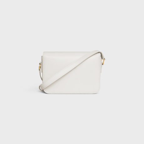 Replicate TEEN TRIOMPHE BAG IN SHINY CALFSKIN WHITE(1:1 replica)