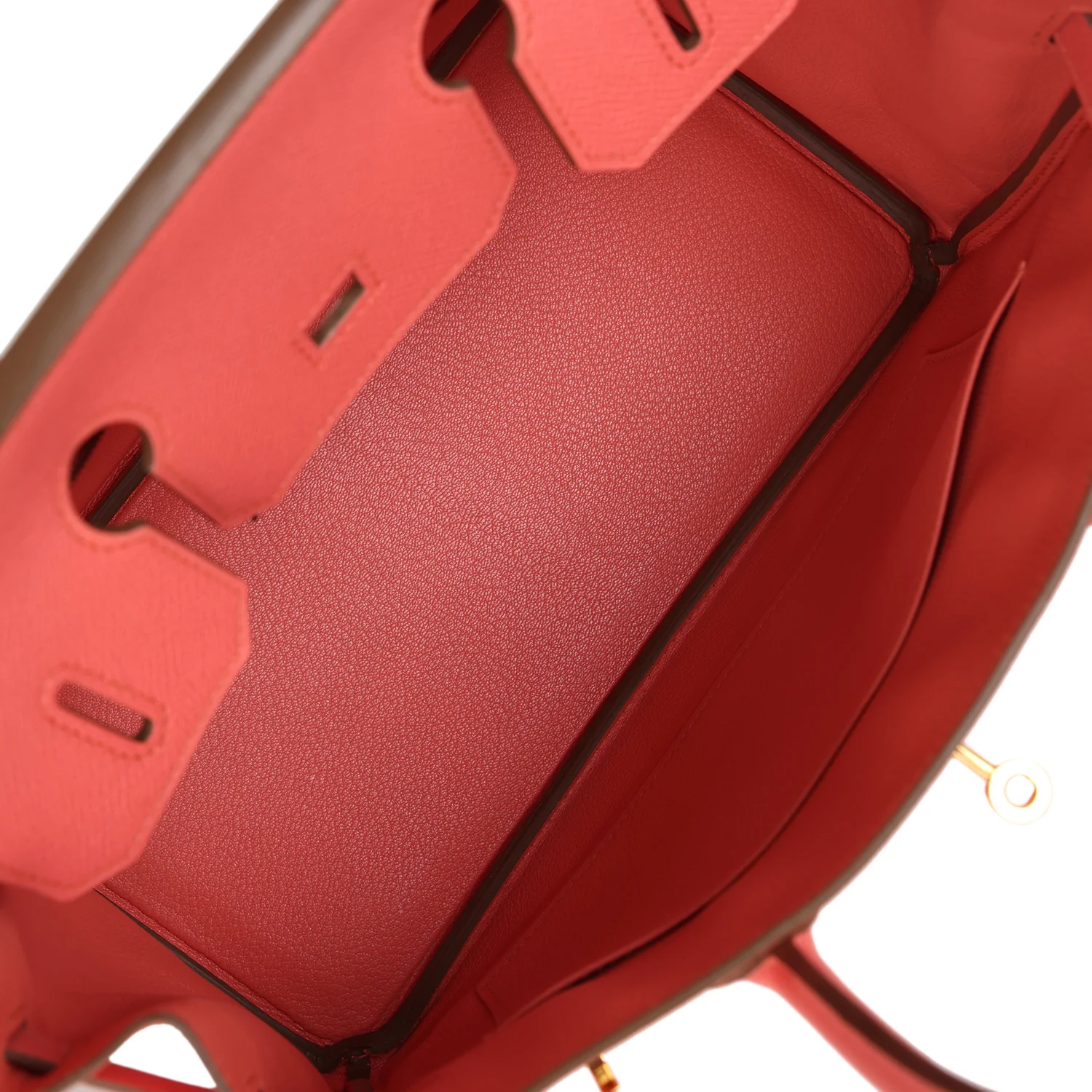 Replicate Hermes Birkin 30 Flamingo Epsom Gold Hardware(1:1 replica)