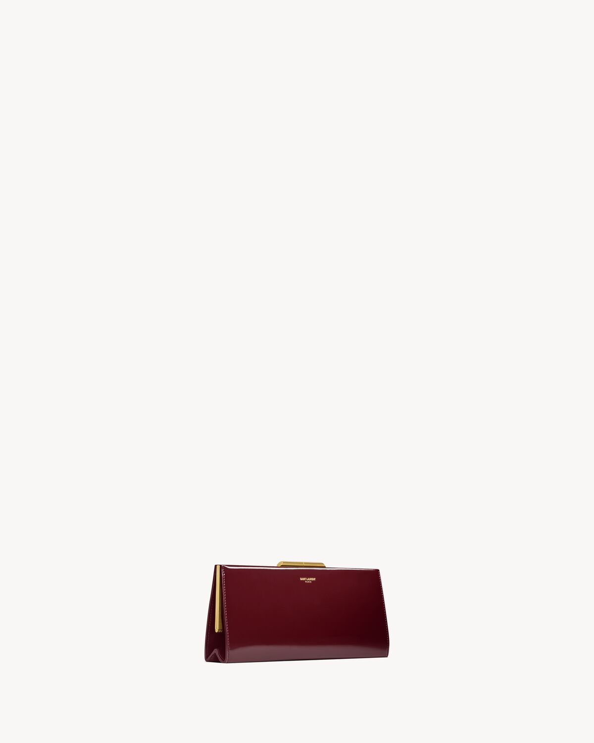 Replicate YSL Midnight Small Clutch In Lacquered Leather(1:1 replica)