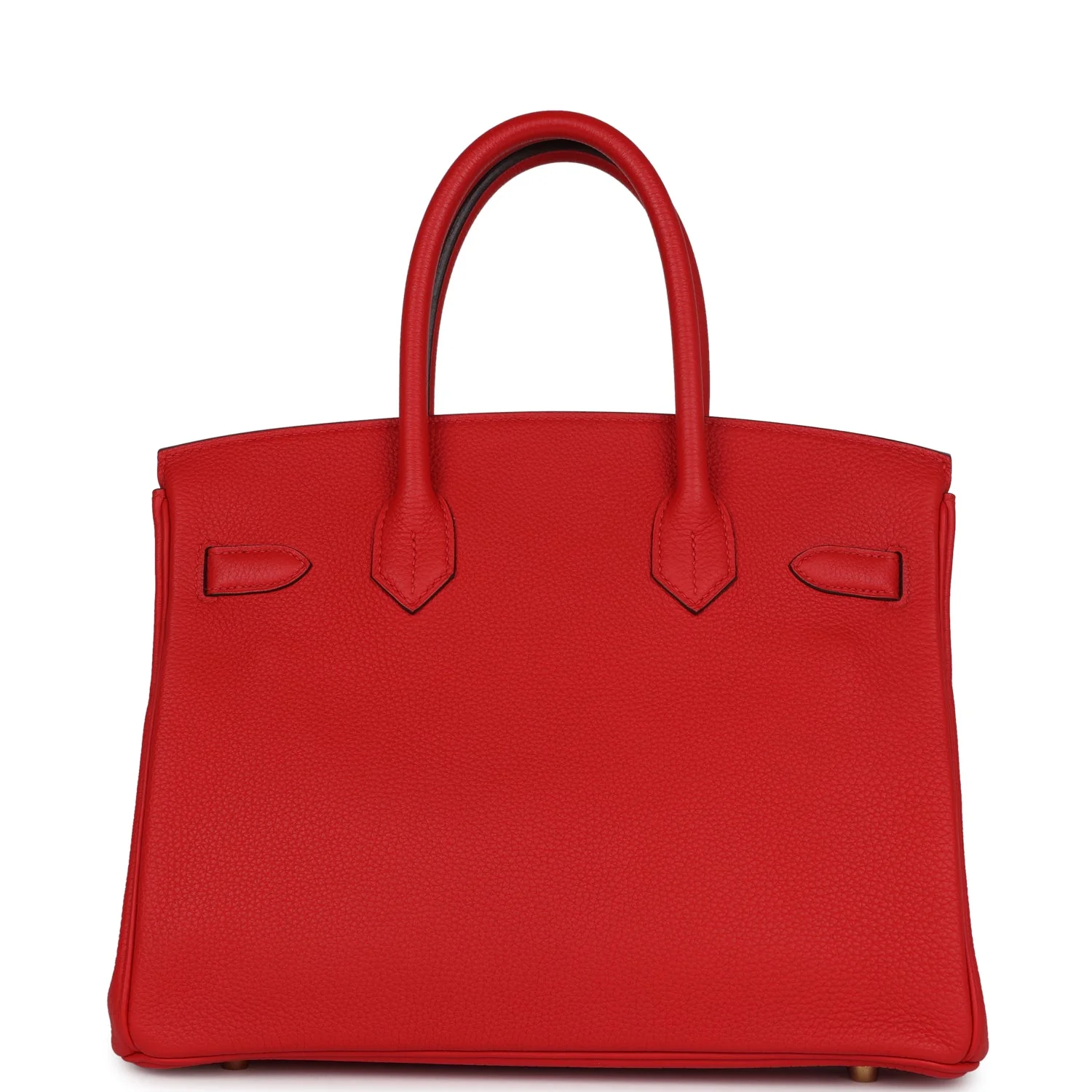 Replicate Hermes Birkin 30 Rouge de Coeur Togo Gold Hardware(1:1 replica)
