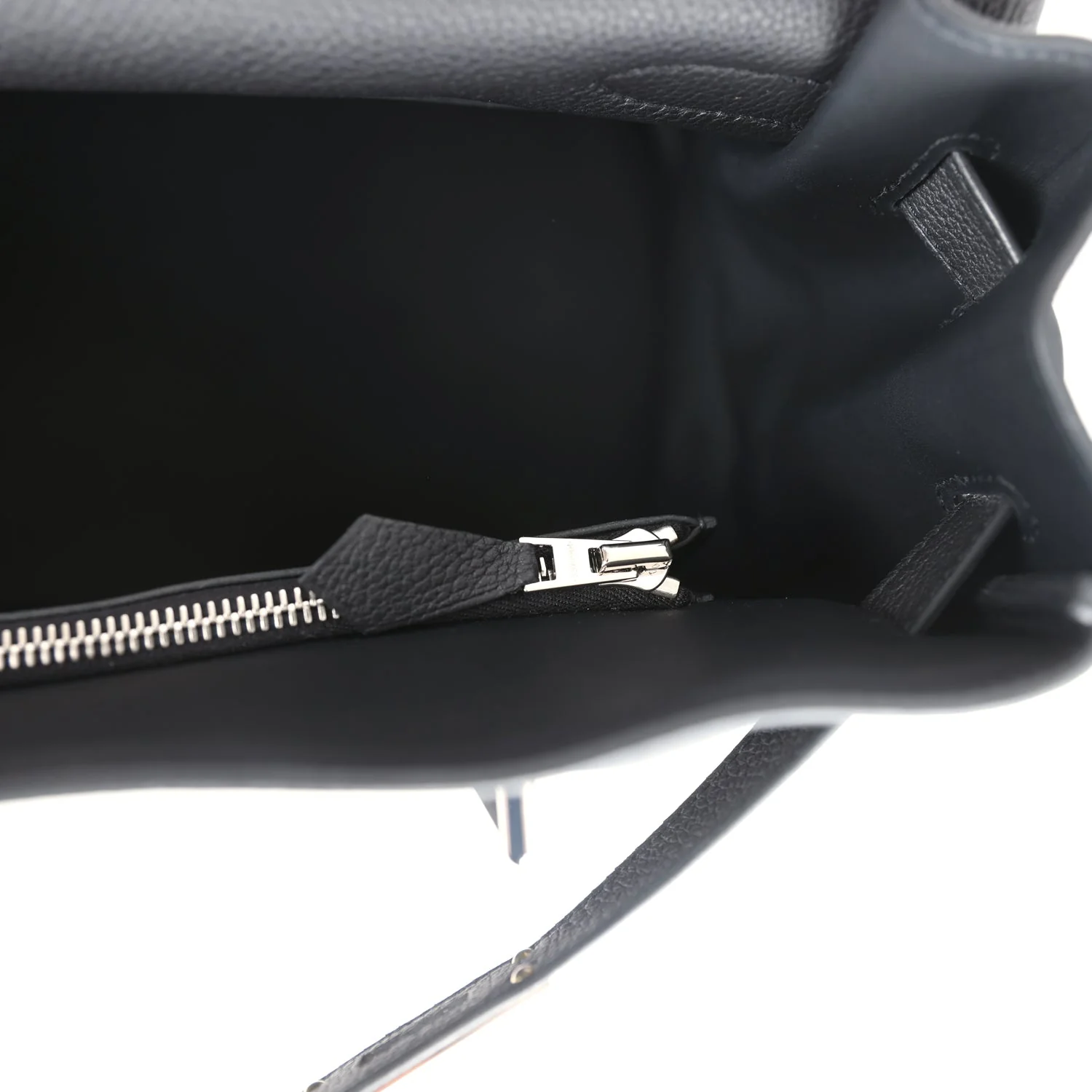 Replicate Hermes Kelly 42 Maxi Black Togo Palladium Hardware(1:1 replica)