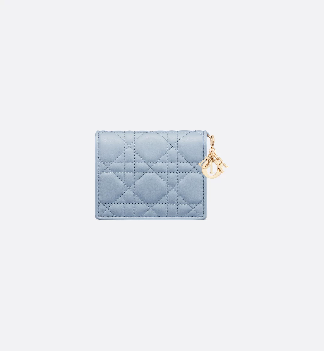 Replicate Mini Lady Dior Gardenia Wallet(1:1 replica)