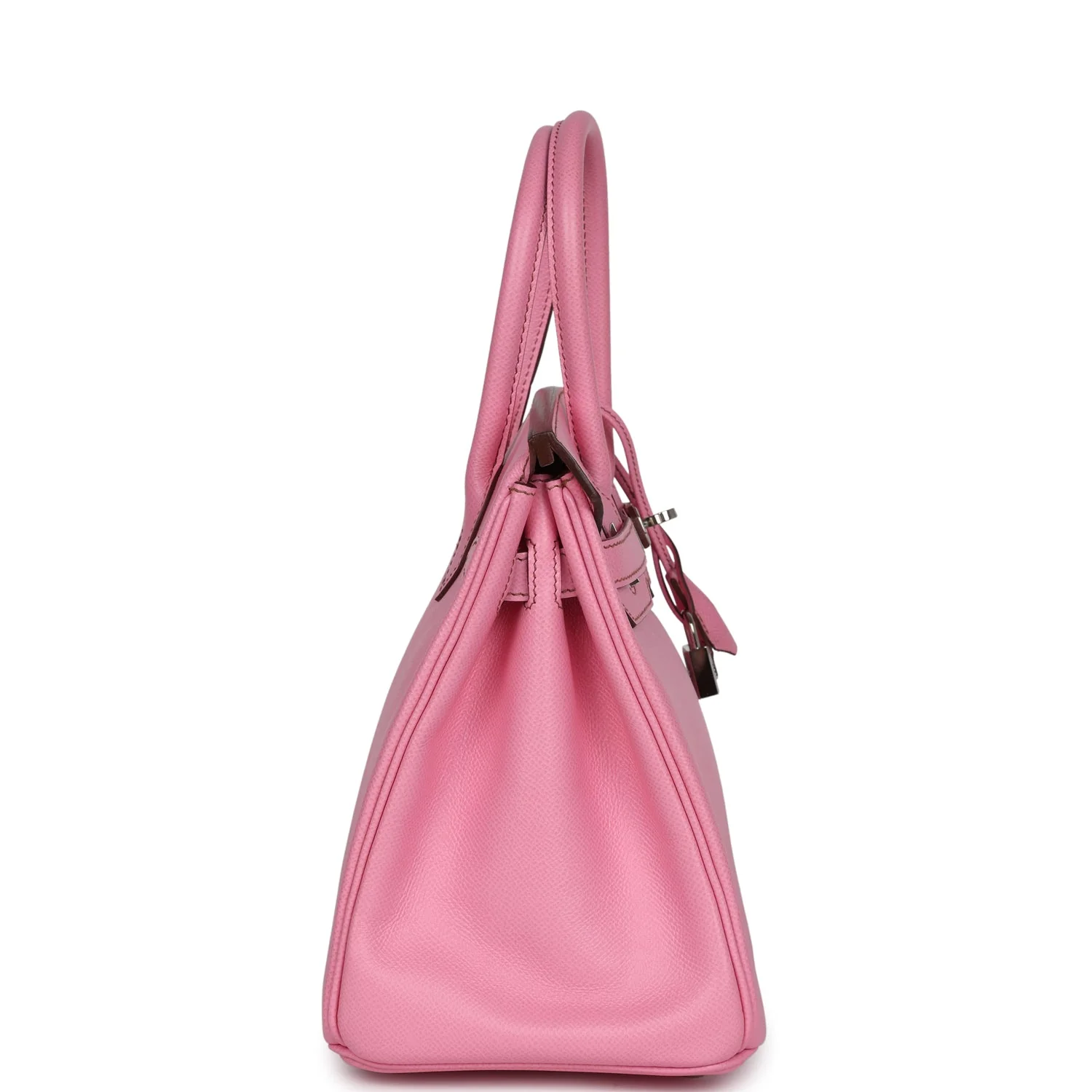 Replicate Hermes Birkin 30 Bubblegum Epsom Palladium Hardware(1:1 replica)